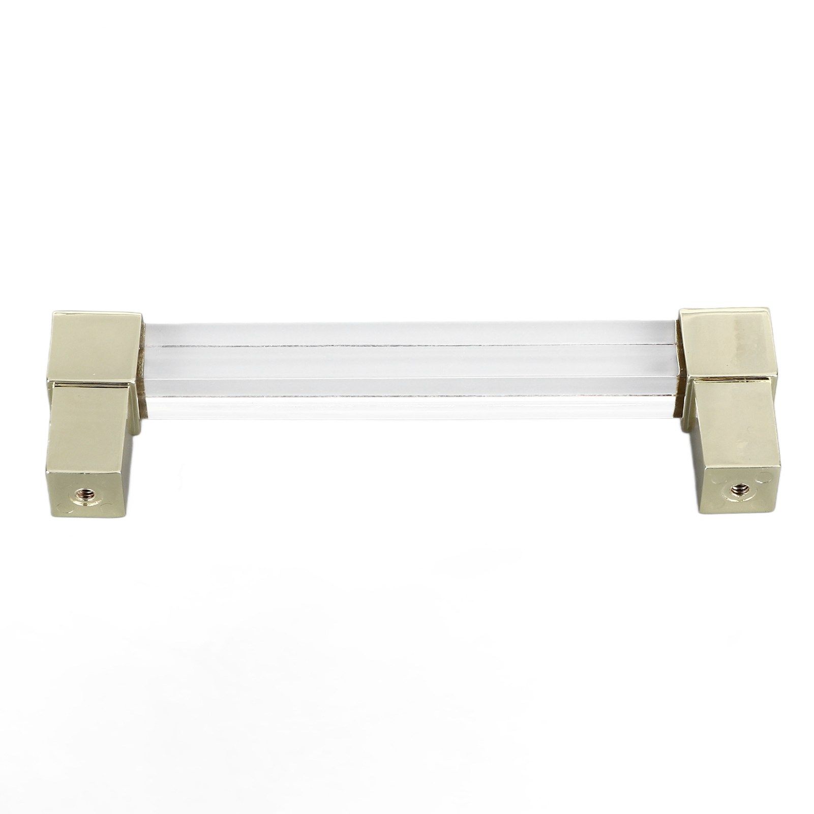 Acrylic Drawer Pulls Single Hole Crystal Cabinet Drawer Pulls for Kitchen Cabinets Dresser Cupboard Hole Spacing 128 Gold - Image 4