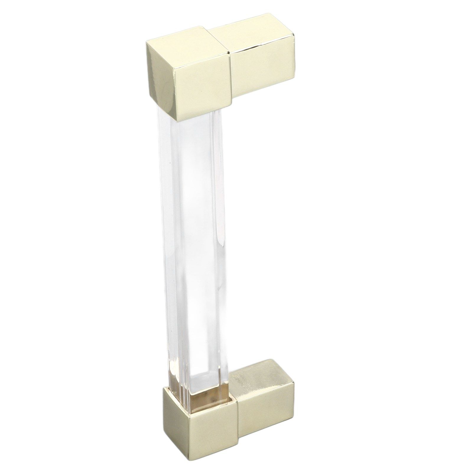 Acrylic Drawer Pulls Single Hole Crystal Cabinet Drawer Pulls for Kitchen Cabinets Dresser Cupboard Hole Spacing 128 Gold - Image 5