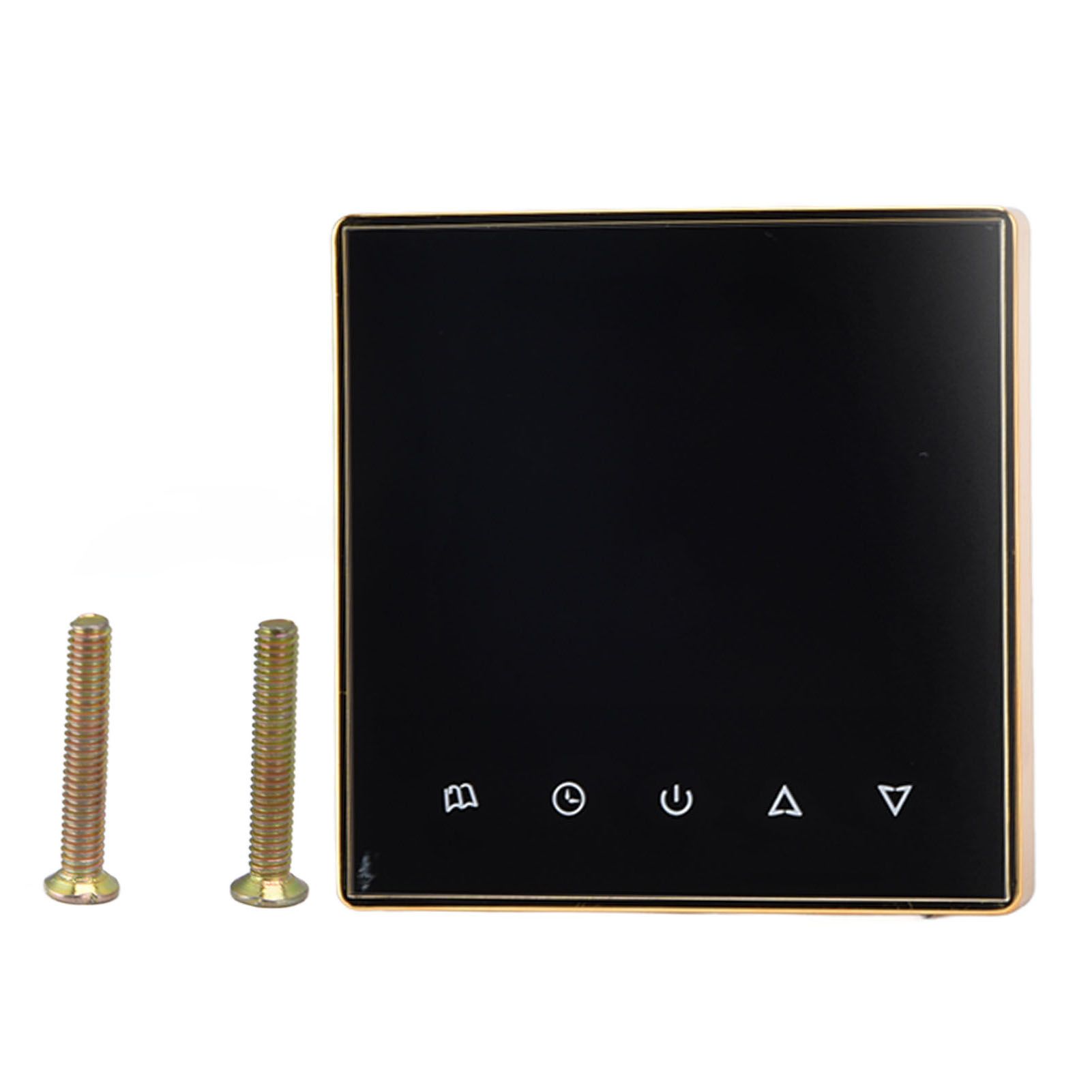 Smart Thermostat Multifunction Programmable Thermostat for Air Conditioner Water Heating Underfloor Heating AC220V Gold - Image 1