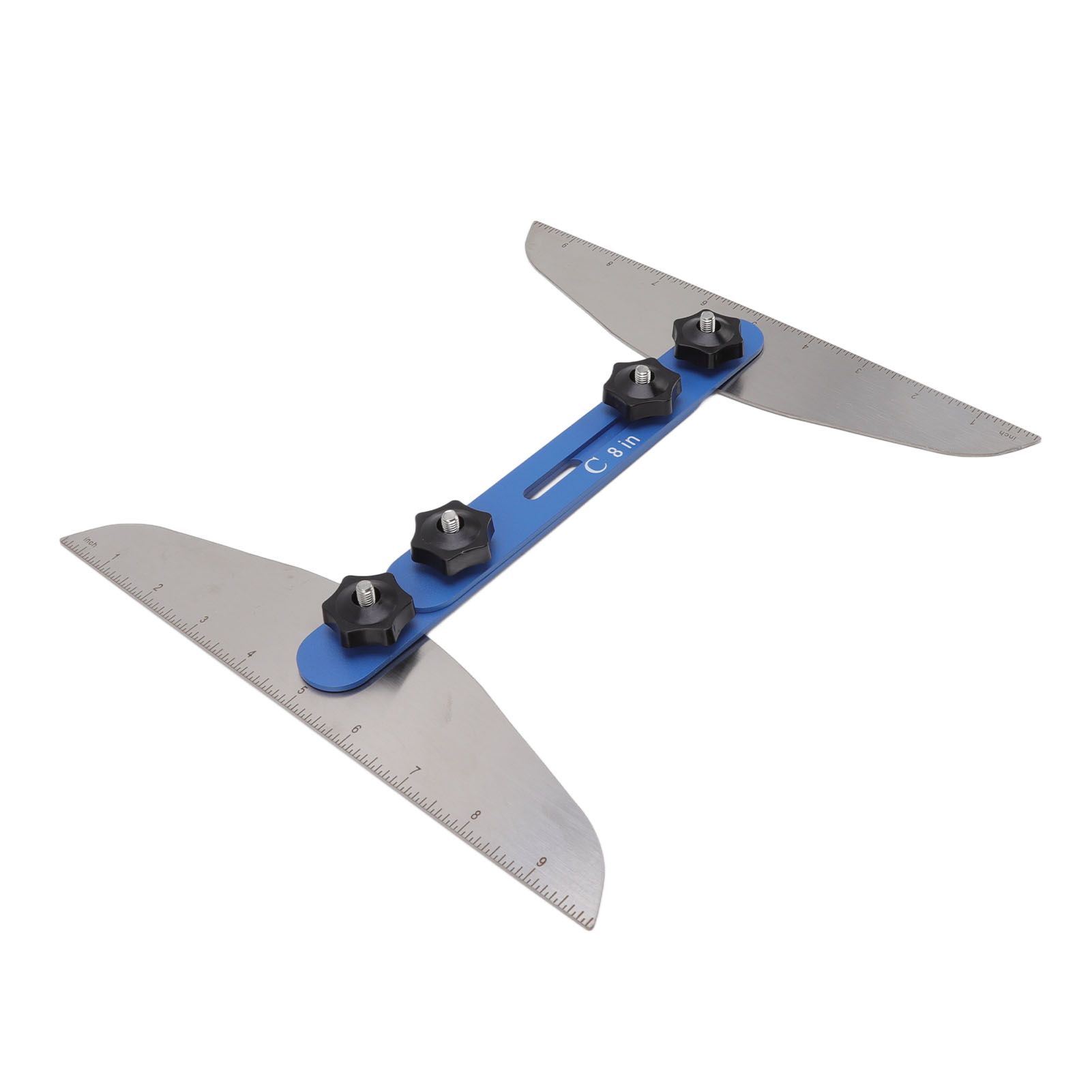 Stair Treads Gauge Stainless Steel 8in 12in 16in Corrosion Resistant High Accuracy Easy Operation Stair Measuring Tool Blue Set - Image 2