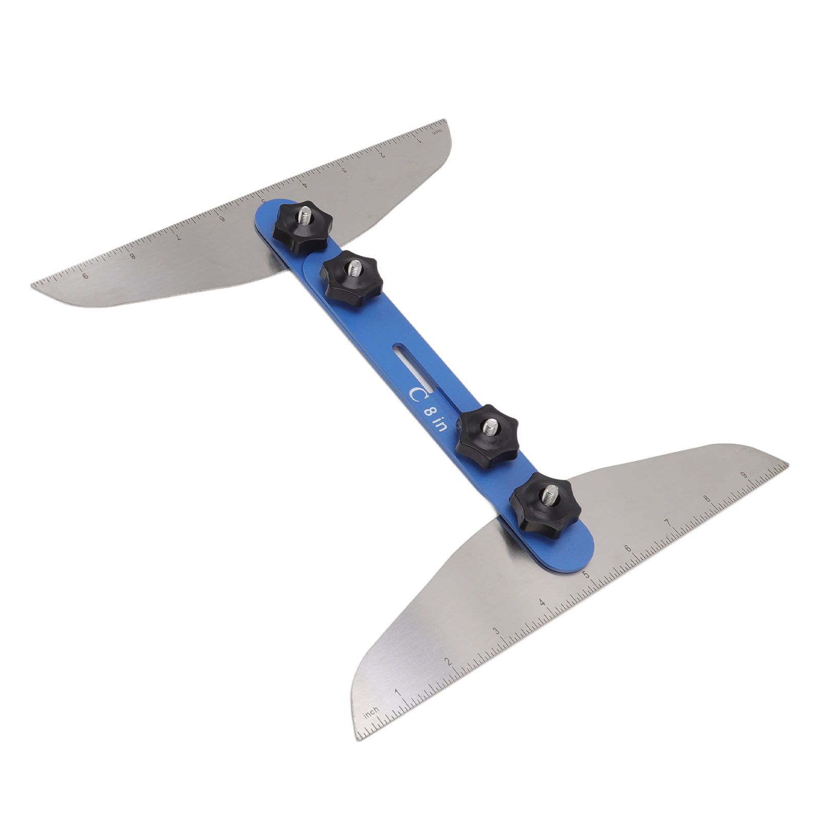 Stair Treads Gauge Stainless Steel 8in 12in 16in Corrosion Resistant High Accuracy Easy Operation Stair Measuring Tool Blue Set - Image 3