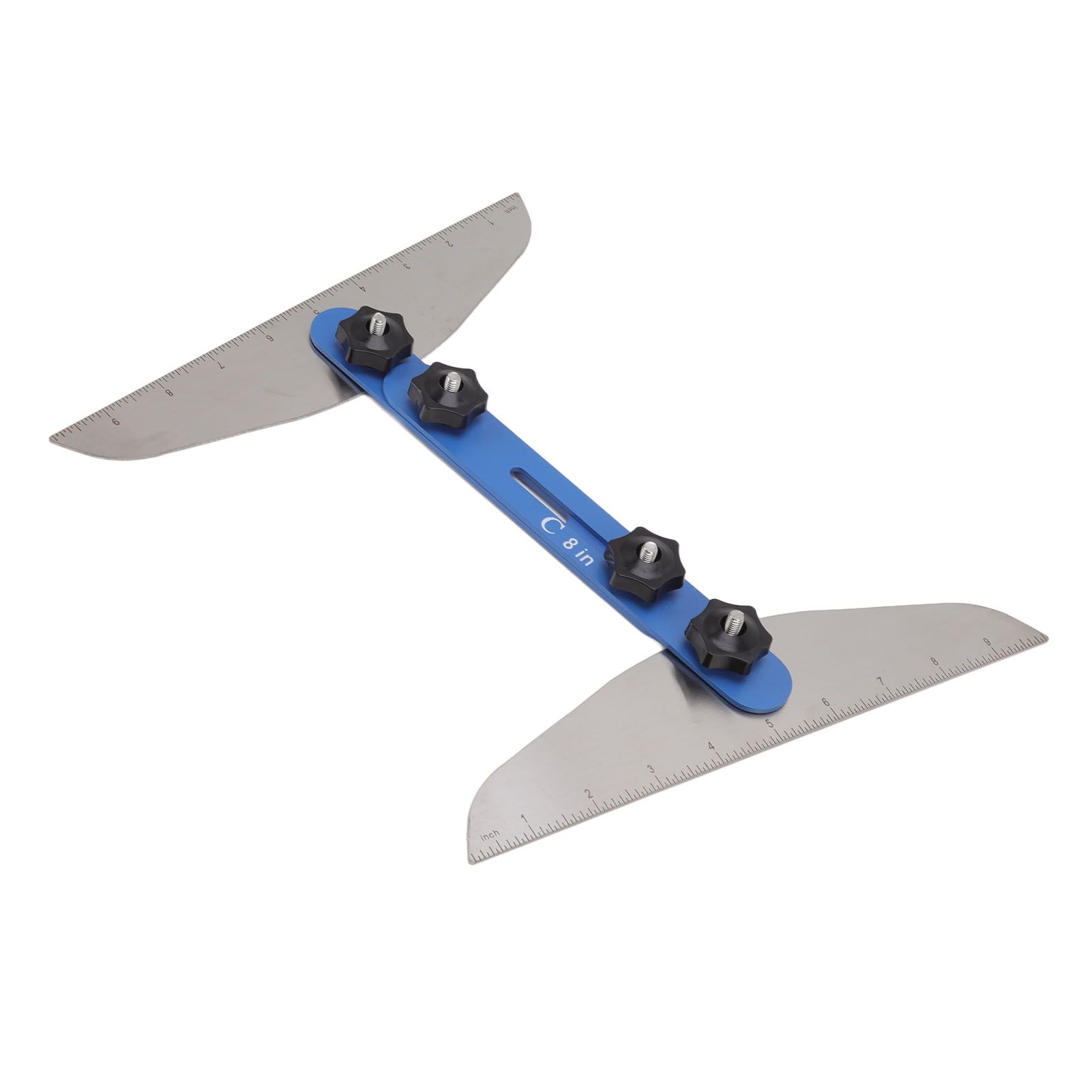 Stair Treads Gauge Stainless Steel 8in 12in 16in Corrosion Resistant High Accuracy Easy Operation Stair Measuring Tool Blue Set - Image 6