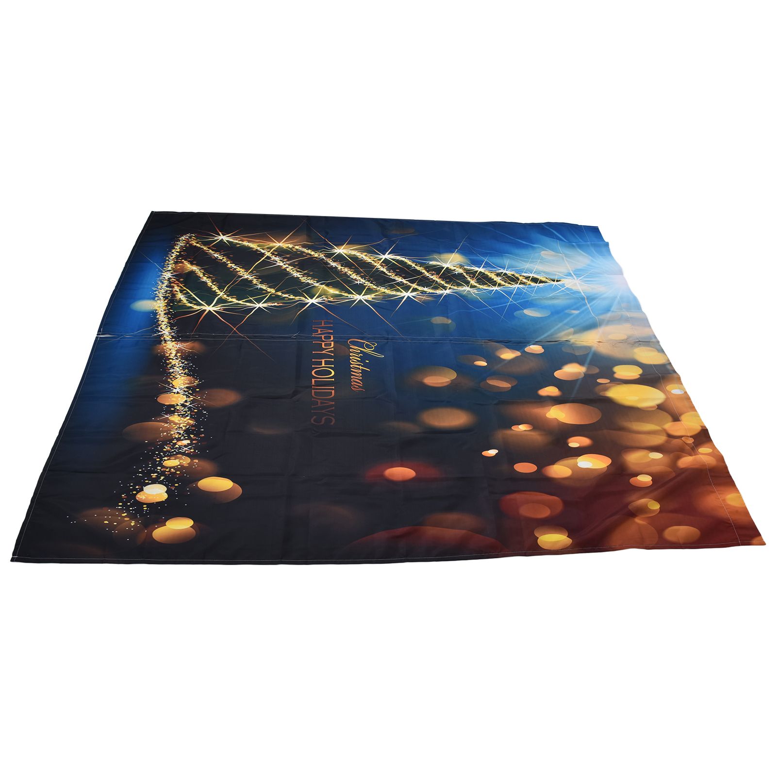 Christmas Curtain 3D Digital Printing Merry Christmas Outdoor Curtain for Outdoor Porch Balcony Christmas Decoration170x200cm Christmas 10 - Image 4