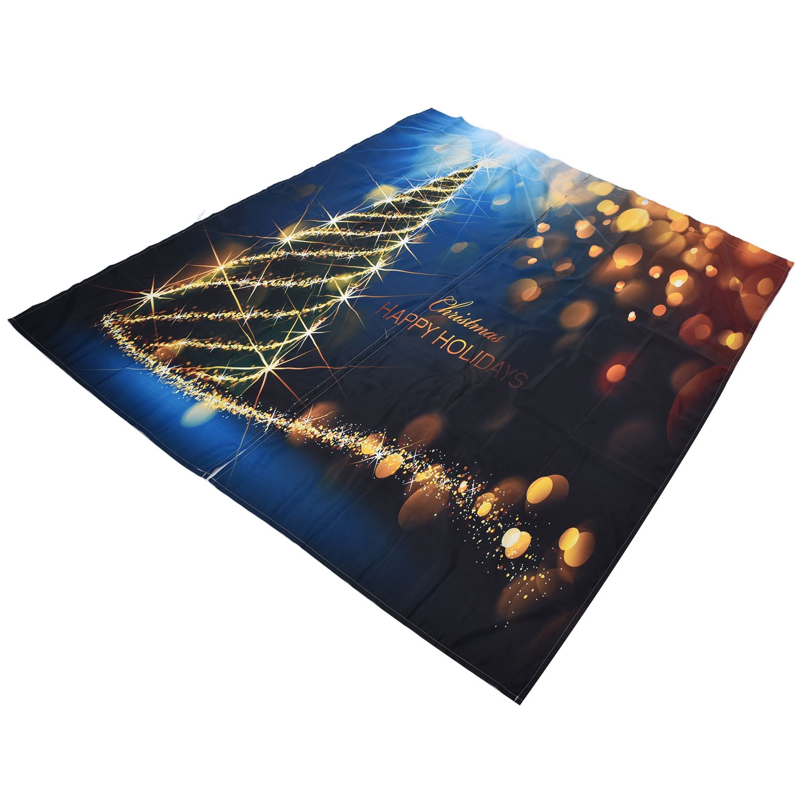 Christmas Curtain 3D Digital Printing Merry Christmas Outdoor Curtain for Outdoor Porch Balcony Christmas Decoration170x200cm Christmas 10 - Image 5