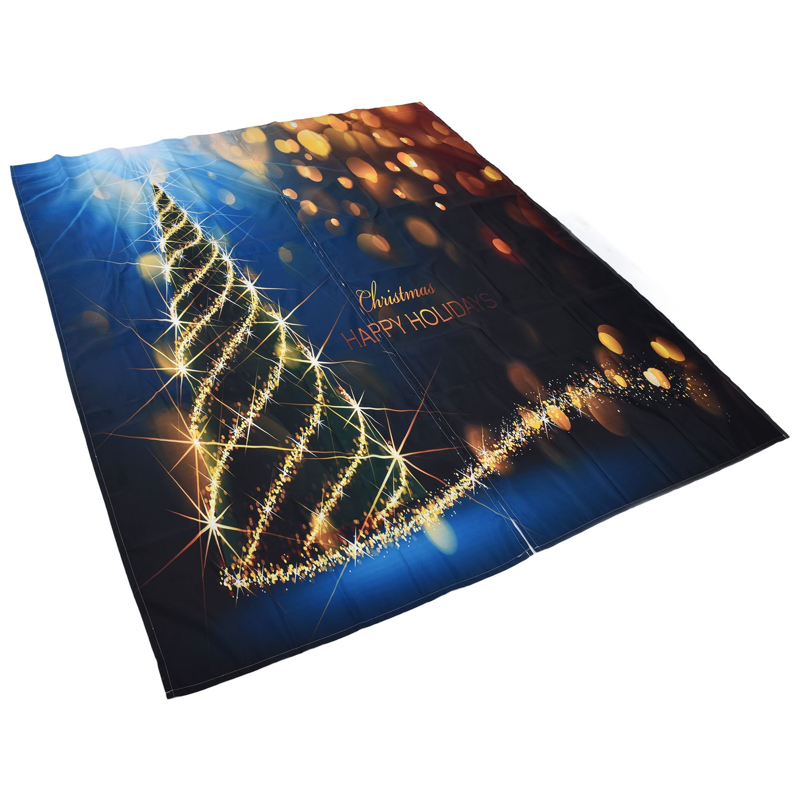 Christmas Curtain 3D Digital Printing Merry Christmas Outdoor Curtain for Outdoor Porch Balcony Christmas Decoration170x200cm Christmas 10 - Image 6