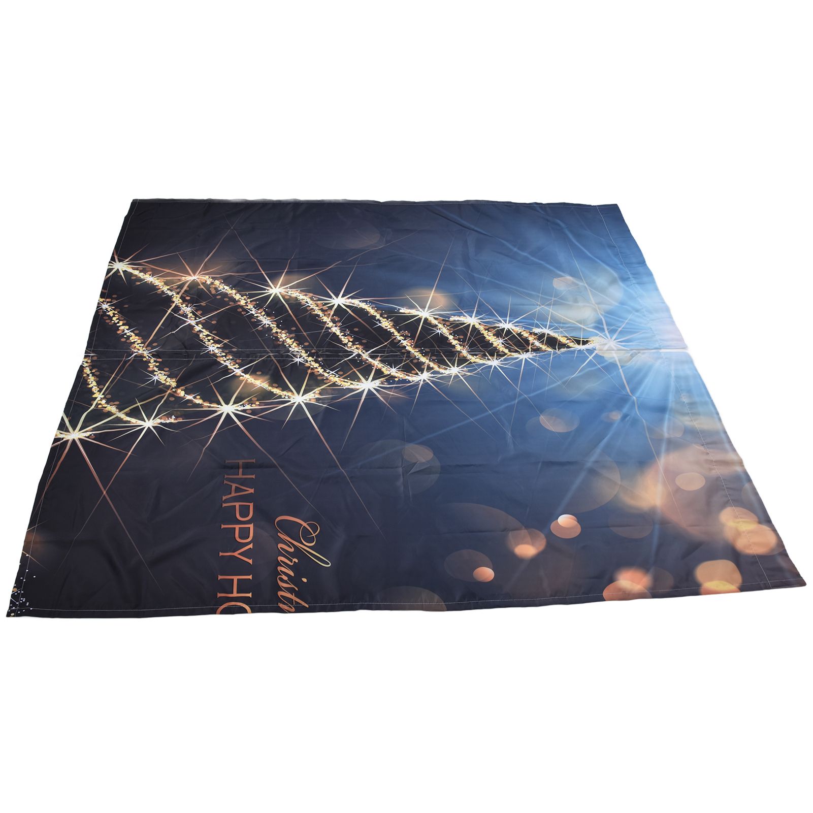 Christmas Curtain 3D Digital Printing Merry Christmas Outdoor Curtain for Outdoor Porch Balcony Christmas Decoration170x200cm Christmas 15 - Image 3