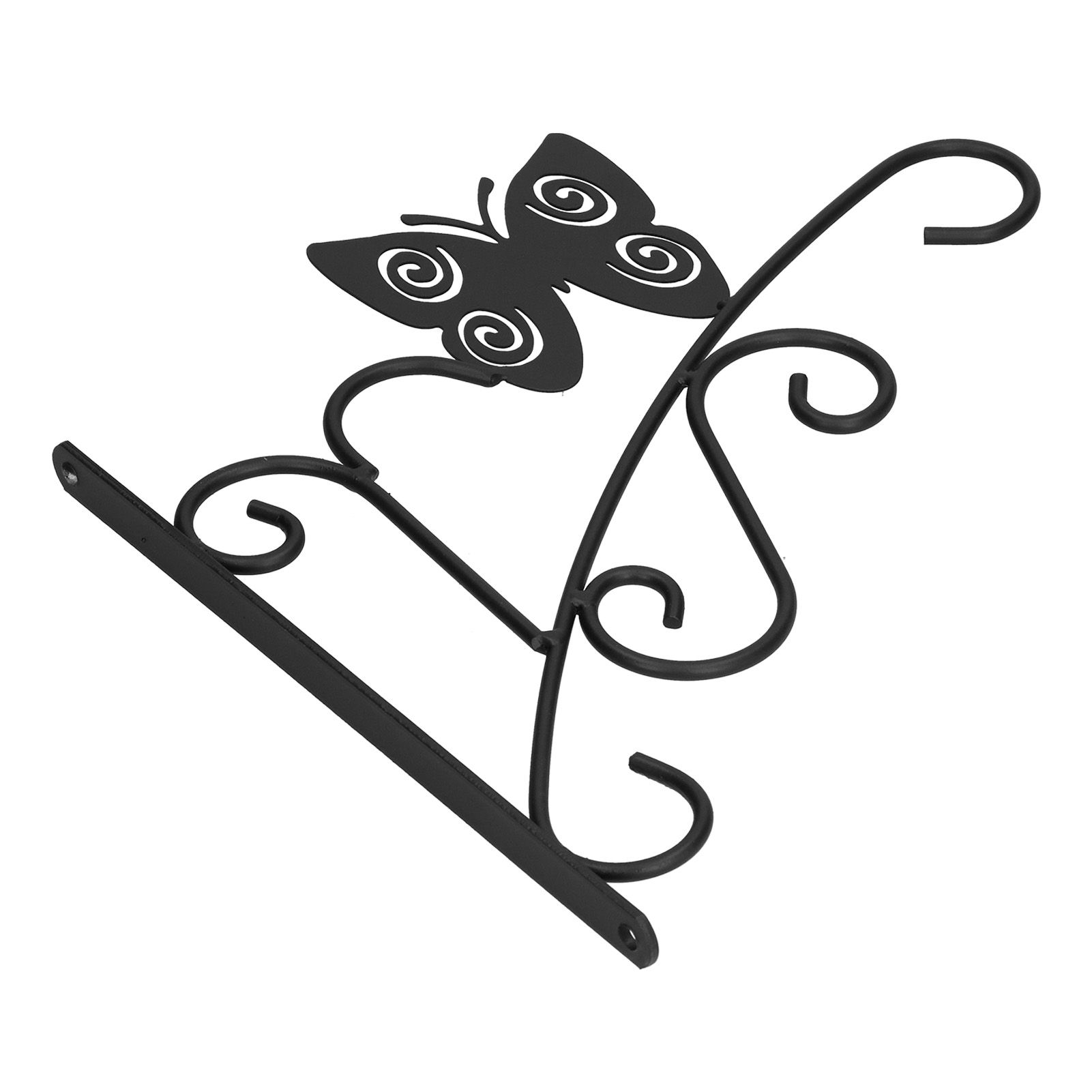 Hanging Plant Bracket Stable and Sturdy Iron Decorative Plant Hanger for Flower Bird Feeder LanternsButterfly - Image 2