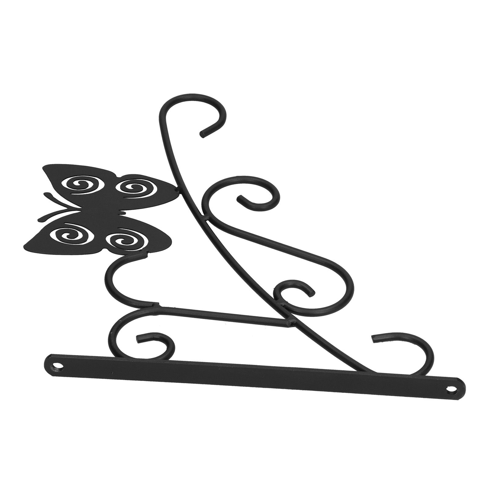 Hanging Plant Bracket Stable and Sturdy Iron Decorative Plant Hanger for Flower Bird Feeder LanternsButterfly - Image 3