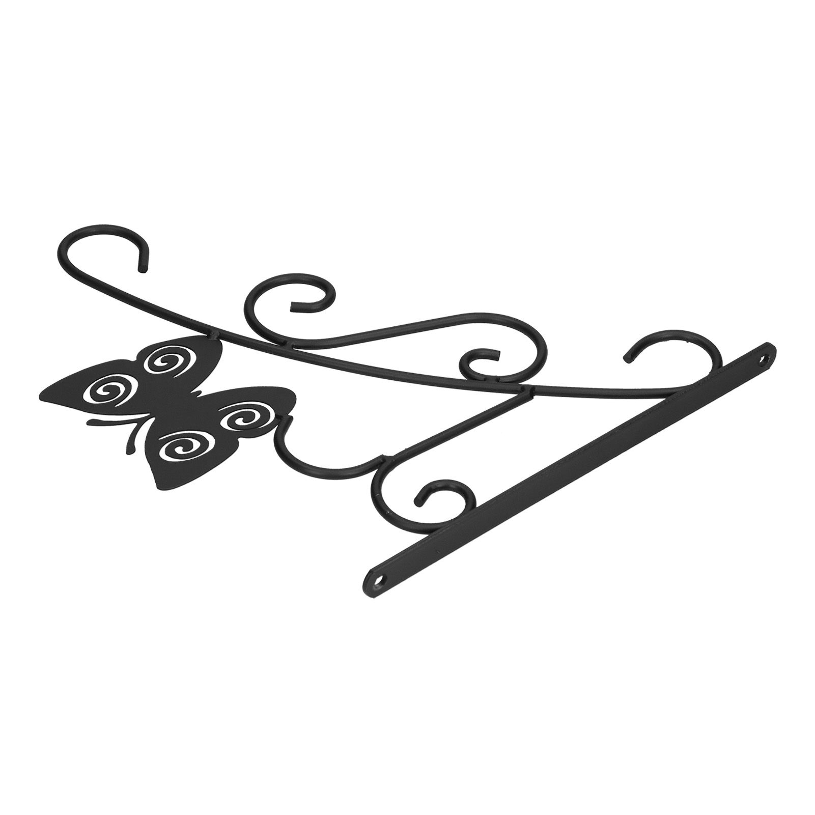 Hanging Plant Bracket Stable and Sturdy Iron Decorative Plant Hanger for Flower Bird Feeder LanternsButterfly - Image 4