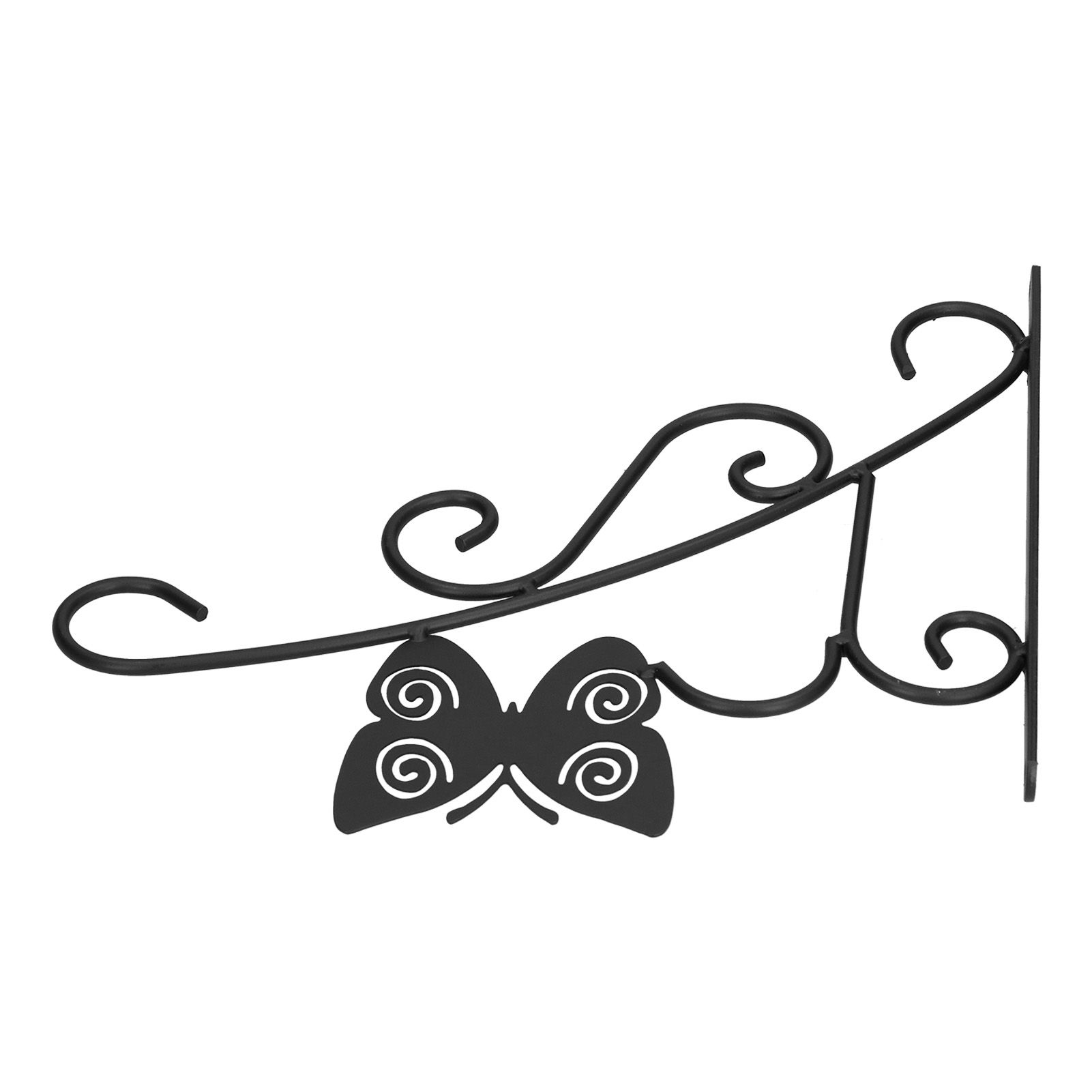Hanging Plant Bracket Stable and Sturdy Iron Decorative Plant Hanger for Flower Bird Feeder LanternsButterfly - Image 5