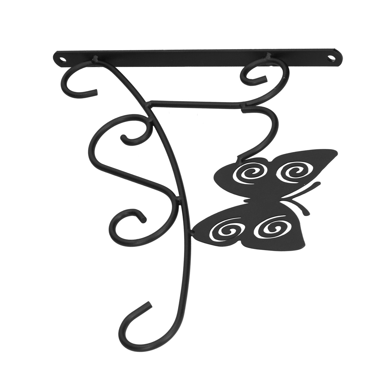 Hanging Plant Bracket Stable and Sturdy Iron Decorative Plant Hanger for Flower Bird Feeder LanternsButterfly - Image 6