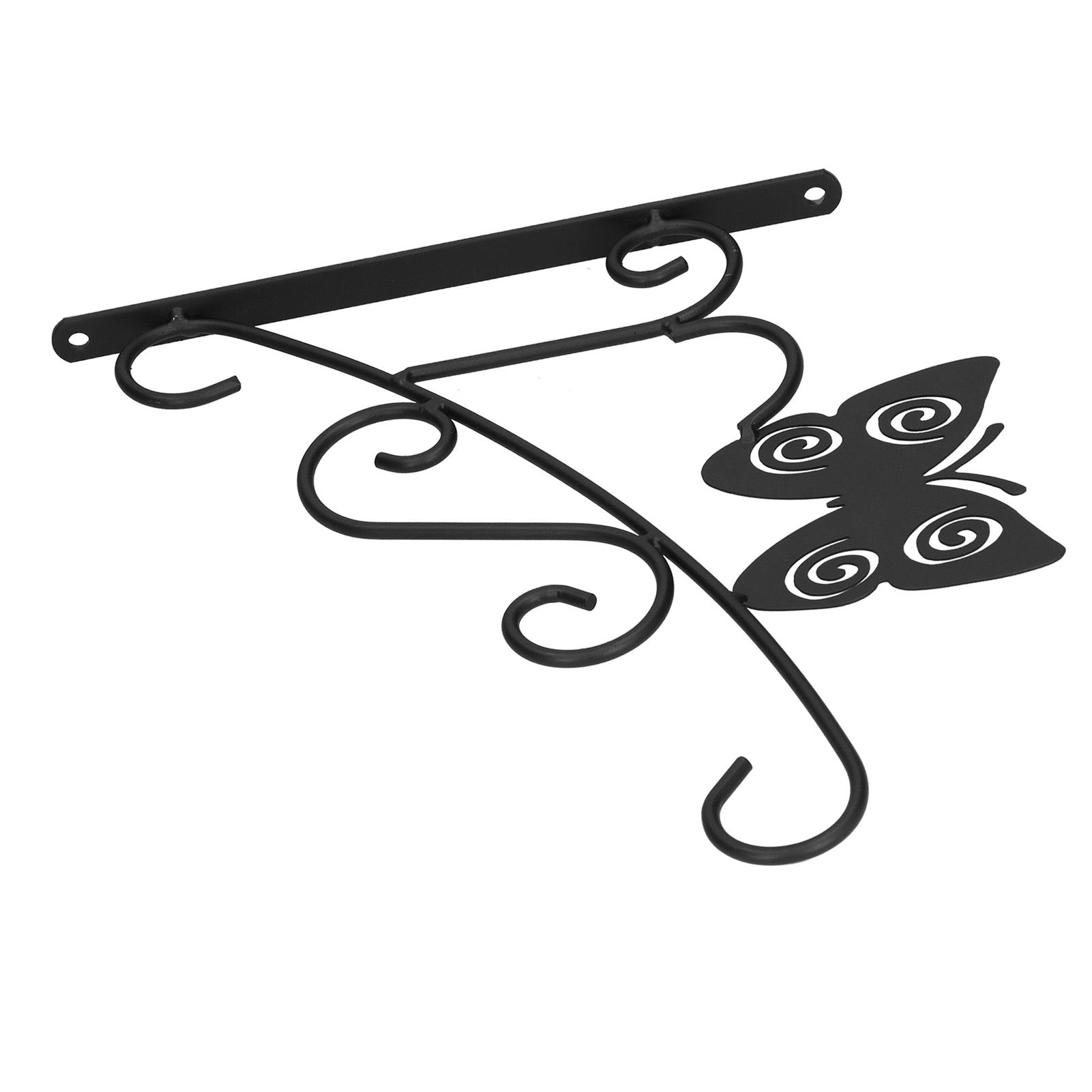 Hanging Plant Bracket Stable and Sturdy Iron Decorative Plant Hanger for Flower Bird Feeder LanternsButterfly - Image 7