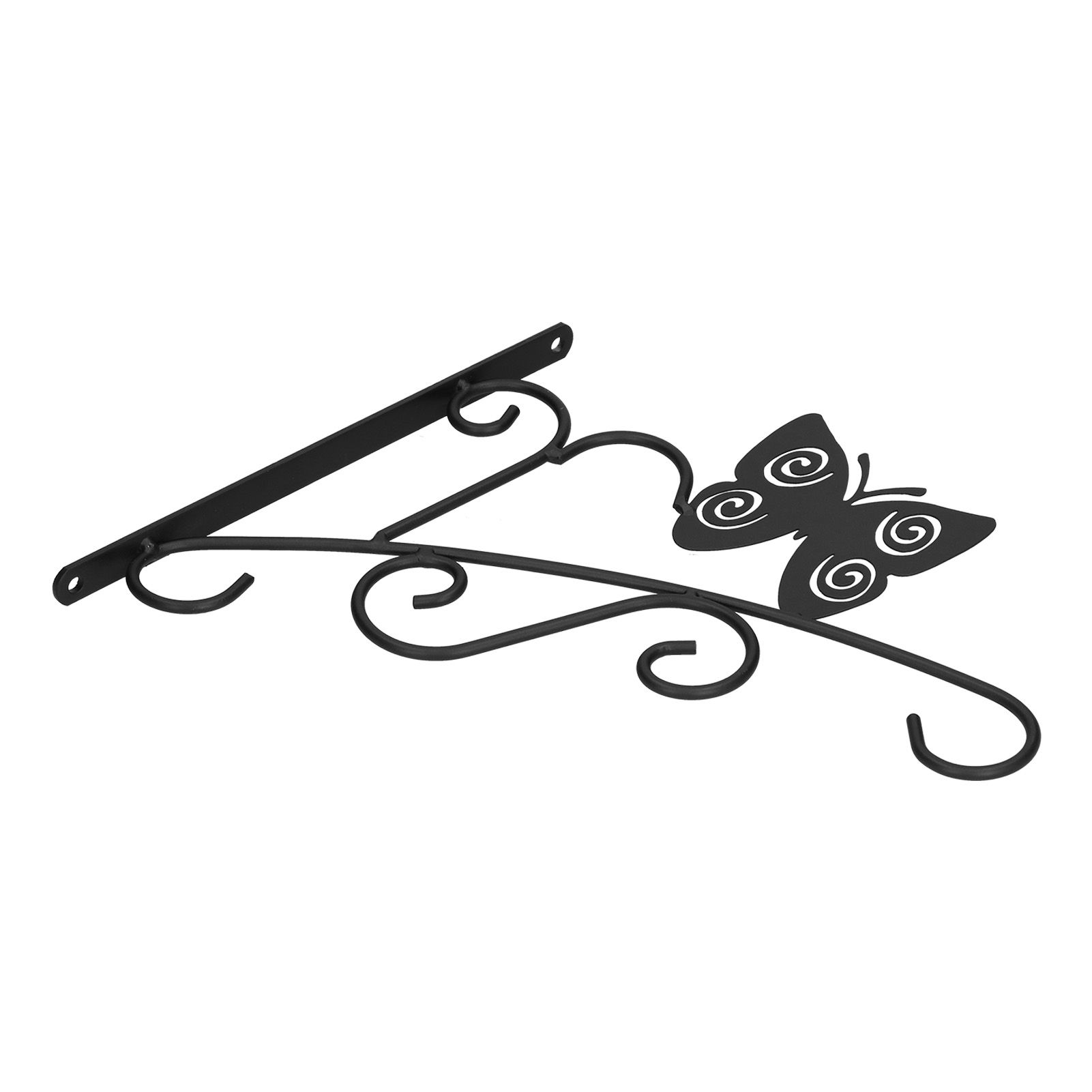Hanging Plant Bracket Stable and Sturdy Iron Decorative Plant Hanger for Flower Bird Feeder LanternsButterfly - Image 8
