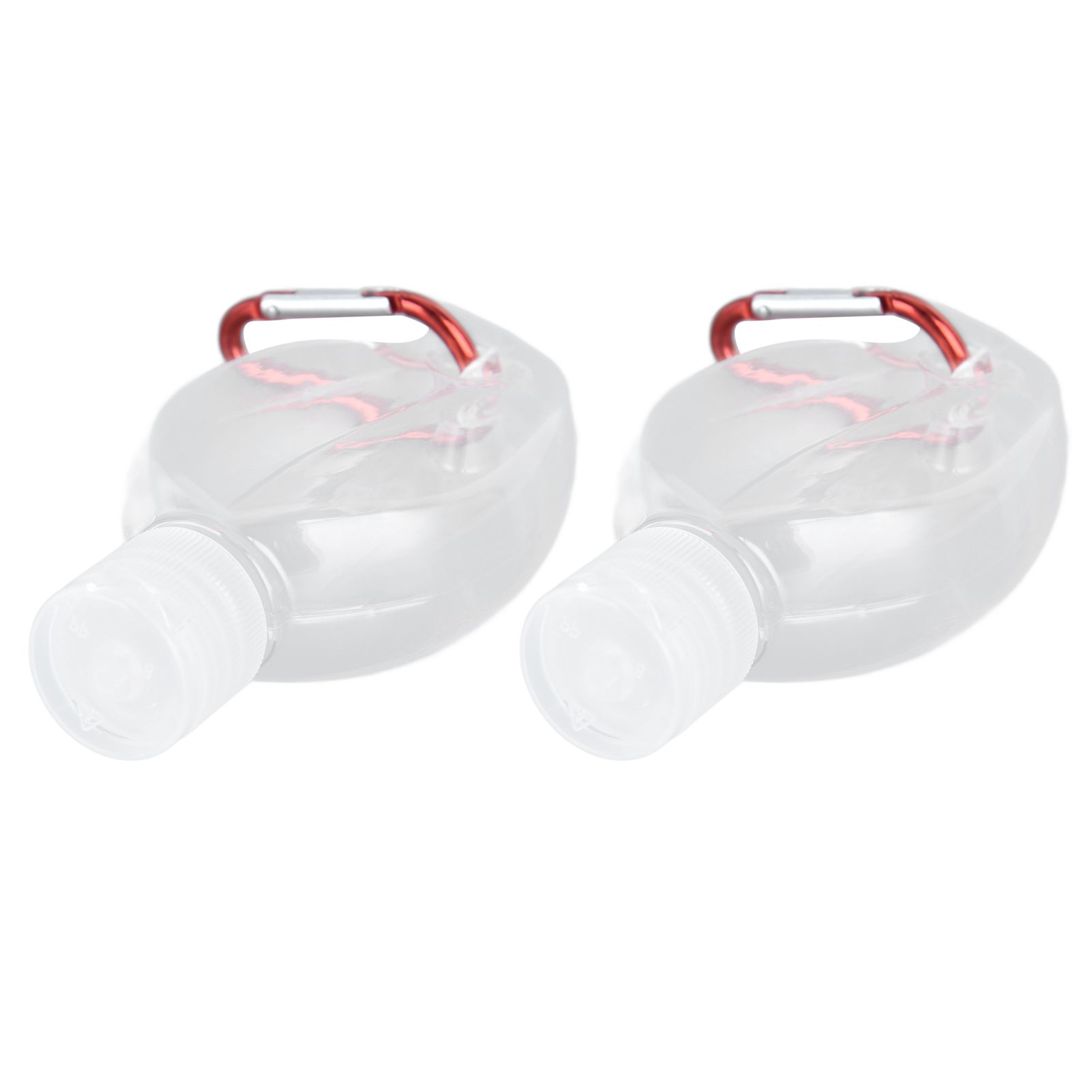 2Set 50ml Travel Bottle with Keychain Flip Cap Plastic Liquid Bottle Refillable Leakproof Transparent Squeeze ContainerMaple Leaf - Image 7