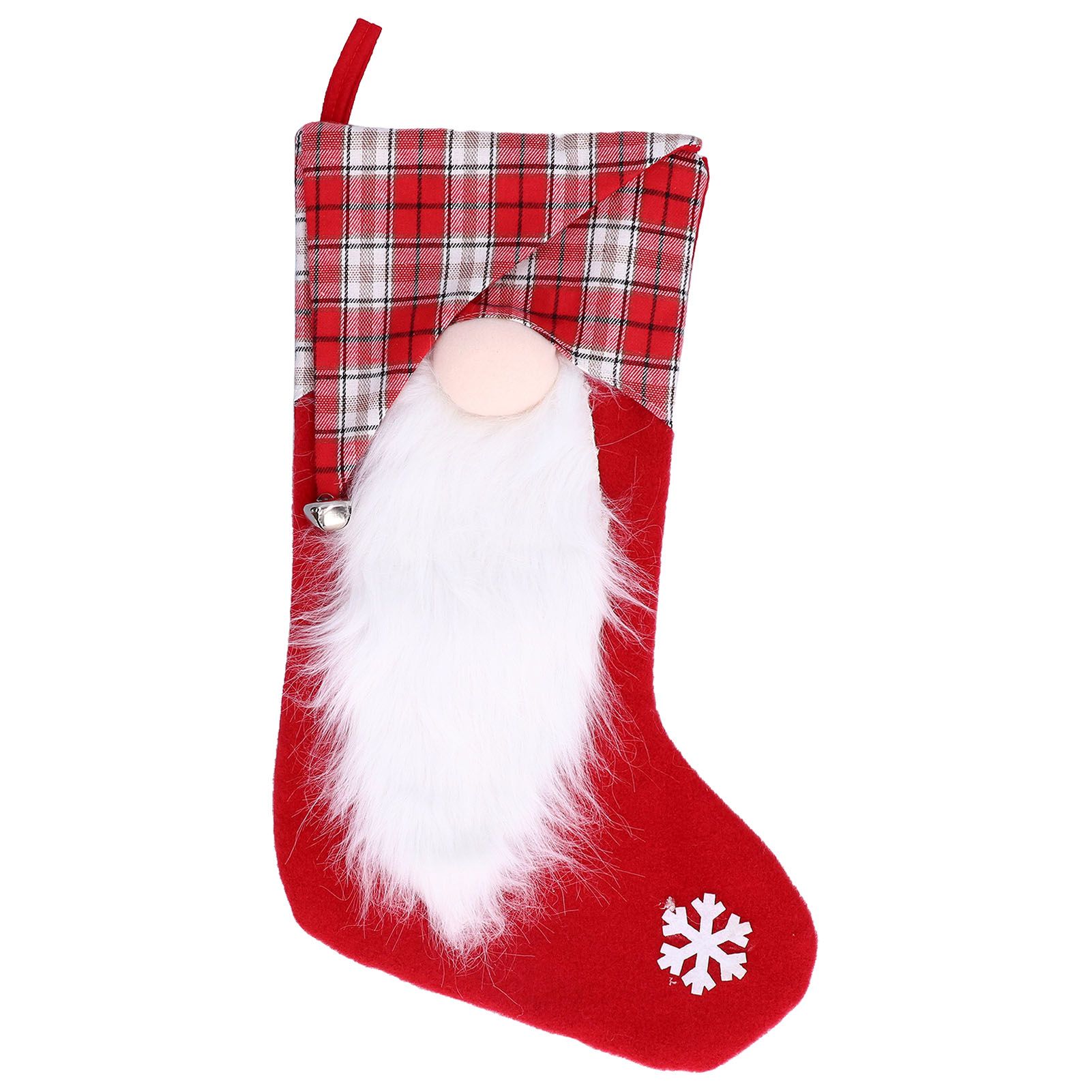 Christmas Stocking Christmas Tree Ornament Gift Bag Christmas Pendant Stocking for Home Party DecorationRed - Image 1