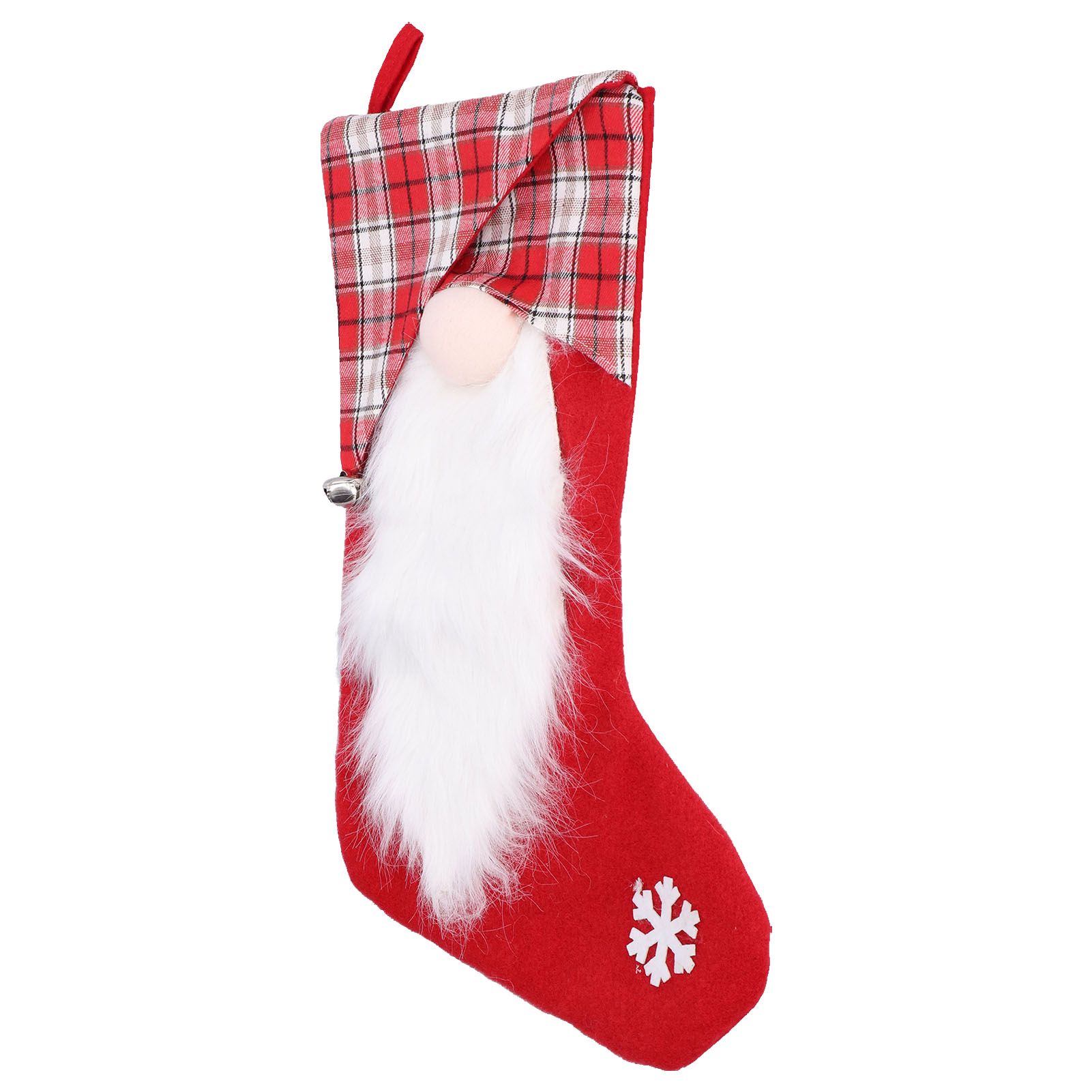 Christmas Stocking Christmas Tree Ornament Gift Bag Christmas Pendant Stocking for Home Party DecorationRed - Image 5