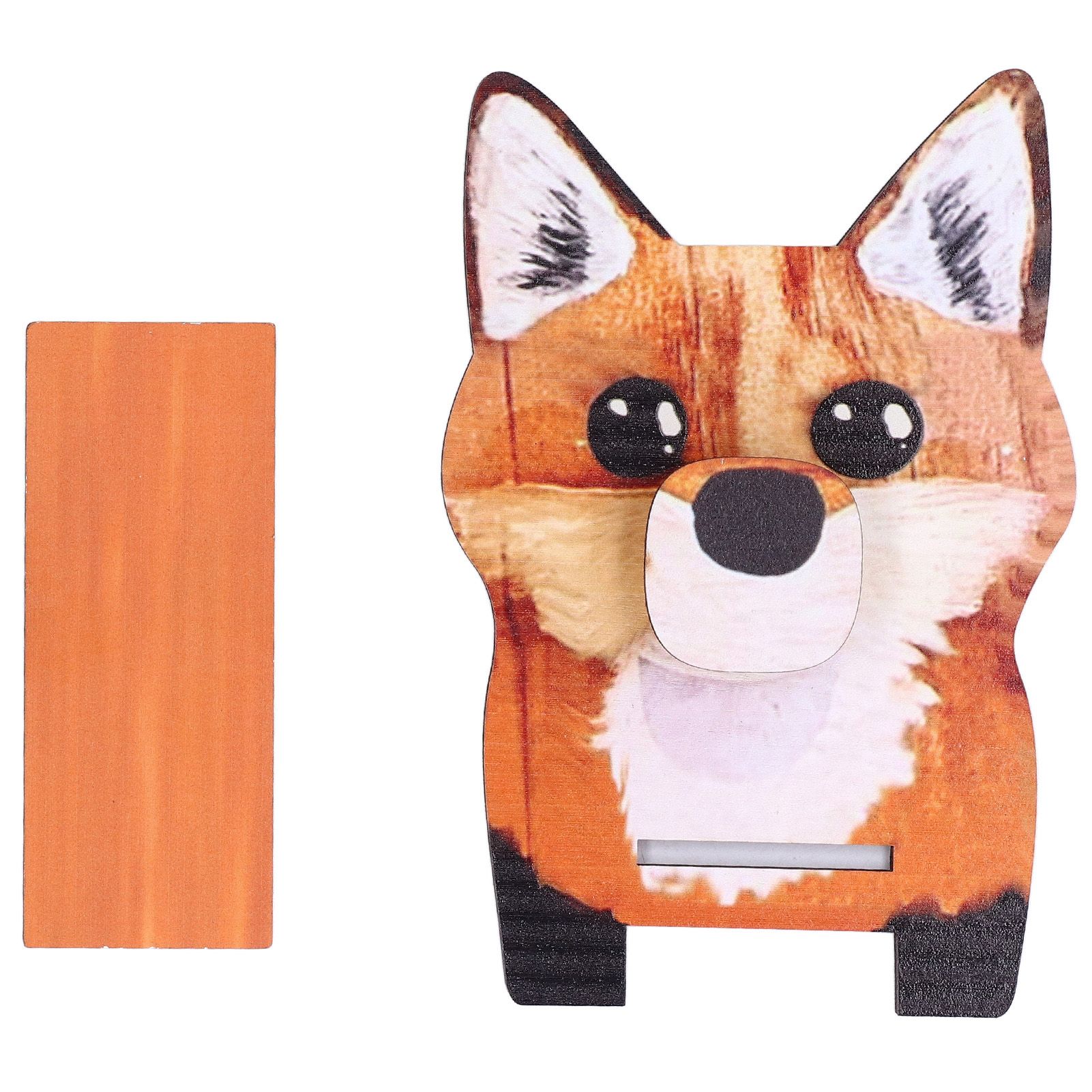 Animal Shape Glasses Holder Unique Beautiful Design Natural Odorless Composite Wood Eyeglasses Display StandFoxes - Image 8