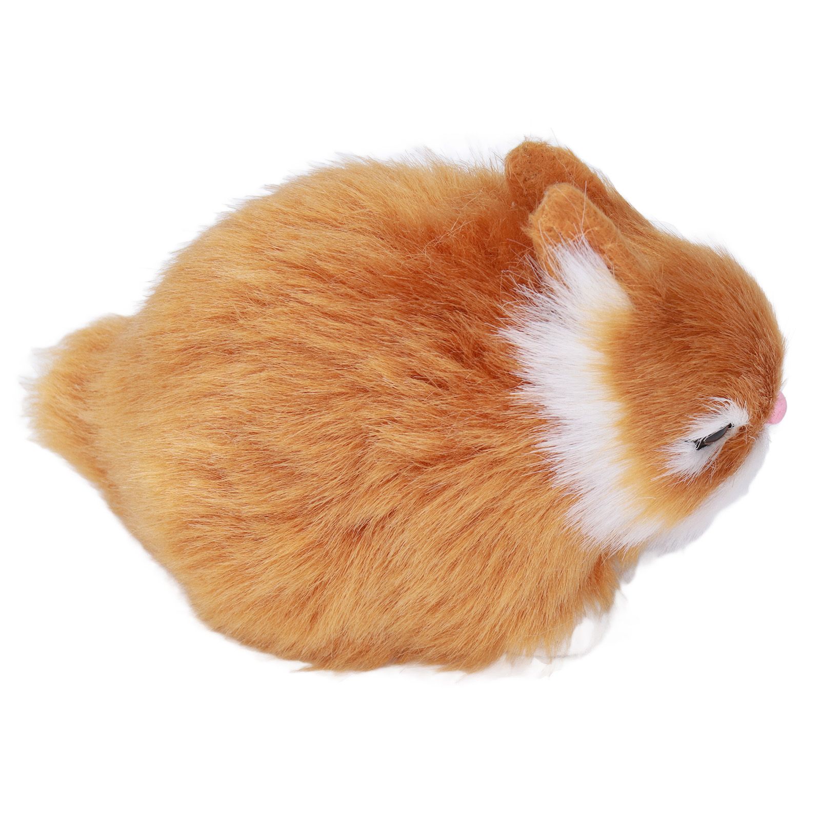 Miniature Plush Rabbits Plastic Plush Material Soft Comfortable Durable Rabbits Stuffed Doll for Table DecorationOrange - Image 3
