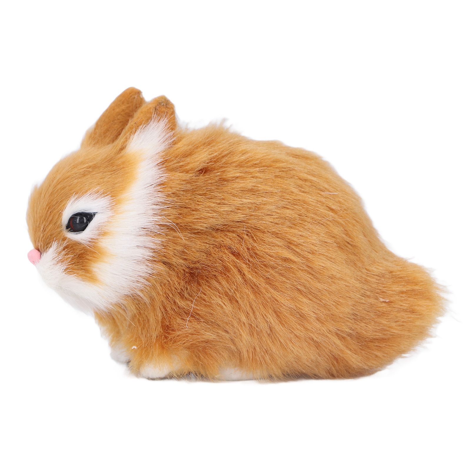 Miniature Plush Rabbits Plastic Plush Material Soft Comfortable Durable Rabbits Stuffed Doll for Table DecorationOrange - Image 6