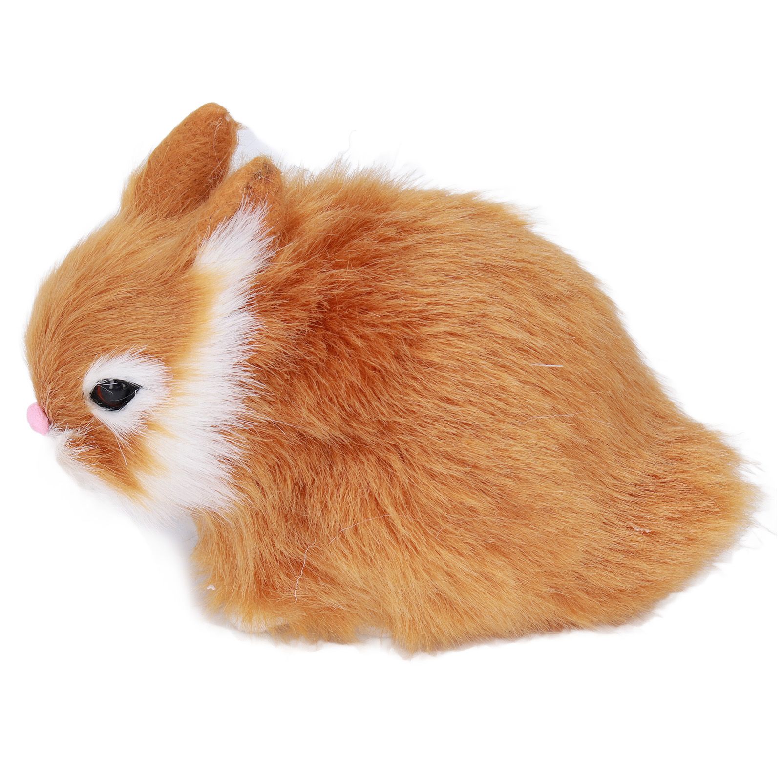 Miniature Plush Rabbits Plastic Plush Material Soft Comfortable Durable Rabbits Stuffed Doll for Table DecorationOrange - Image 8