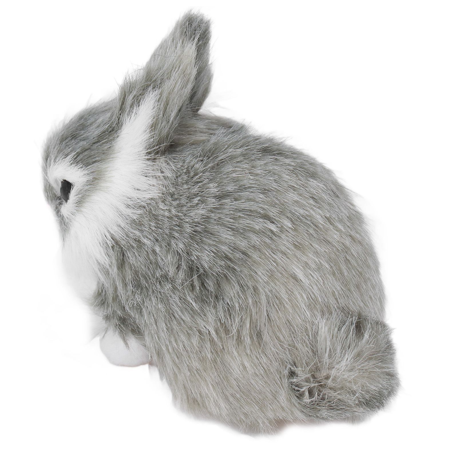 Miniature Plush Rabbits Plastic Plush Material Soft Comfortable Durable Rabbits Stuffed Doll for Table DecorationGrey - Image 8