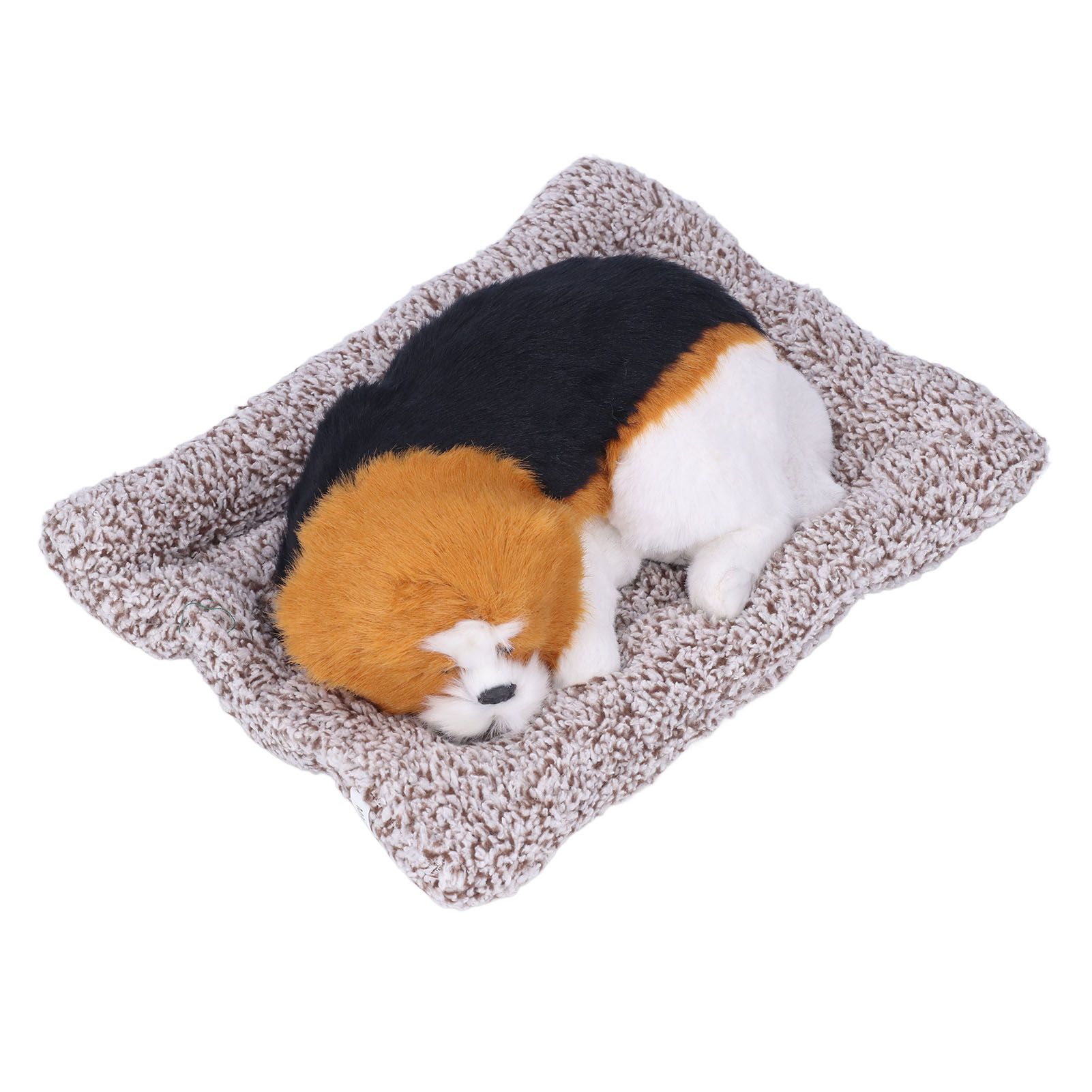 Simulation Dog with Sound Lovely Vivid Novel Gifts Plush Plastic Material Dog Toy Car DecorationBig Dog Beagle The - Image 2
