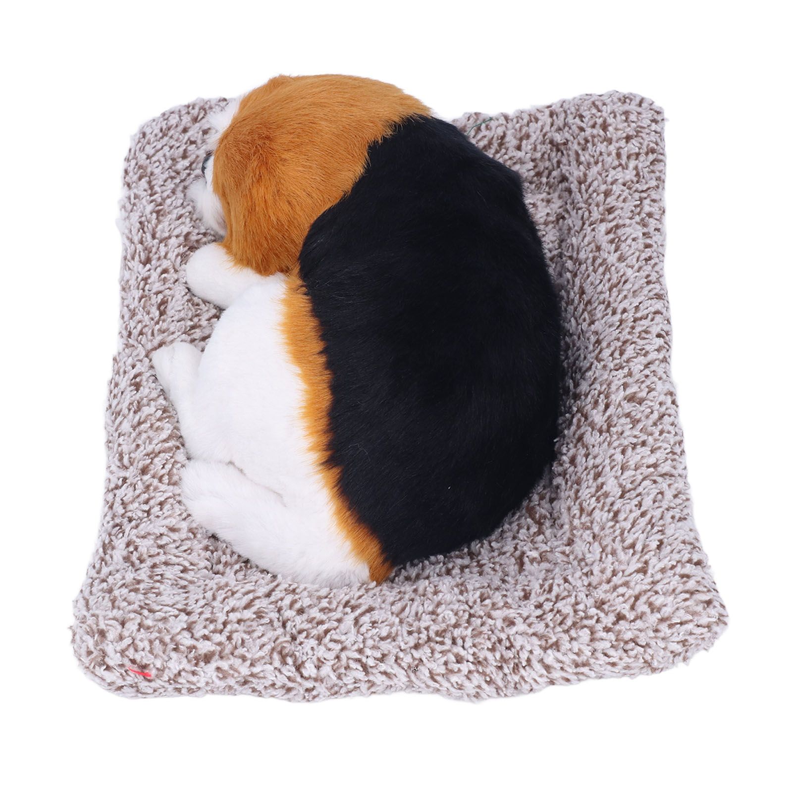 Simulation Dog with Sound Lovely Vivid Novel Gifts Plush Plastic Material Dog Toy Car DecorationBig Dog Beagle The - Image 4