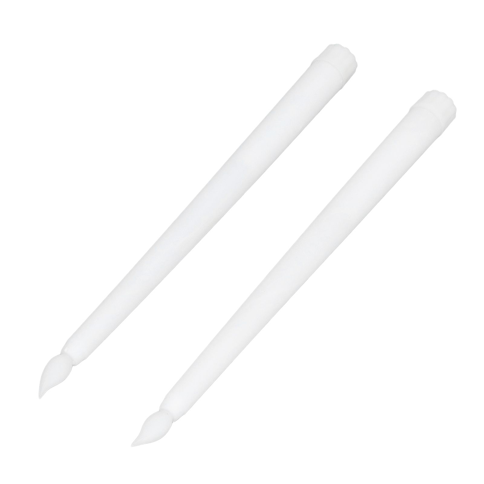 2pcs LED Taper Candles Battery Powered Flameless LED Candle Sticks for Festival Wedding Birthday Party White Shell - Image 7