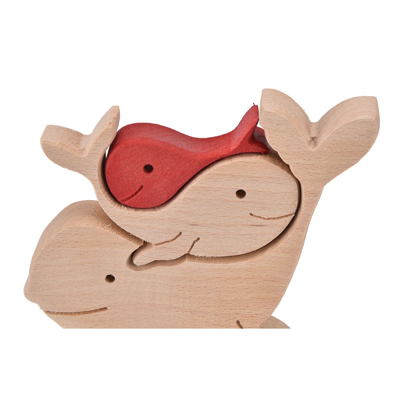 Wooden Animal Ornament Cute Shape Animal Family Handcrafted Mini Wooden Rabbits Statue for Home Decoration Gifts B11 R - Image 8