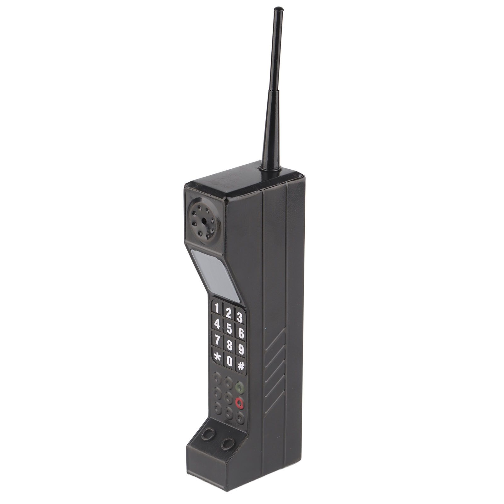 Retro Brick Cell Phone Ornament Vintage Cellular Phone Model Simulation Photographic Props Stylized Ornaments Black - Image 1