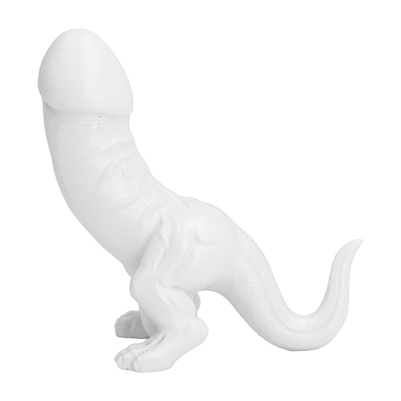 Dinosaur Ornament High Simulation Adult Spoof Resin Dinosaur Decoration for Home Decoration Bedroom Decoration White - Image 1