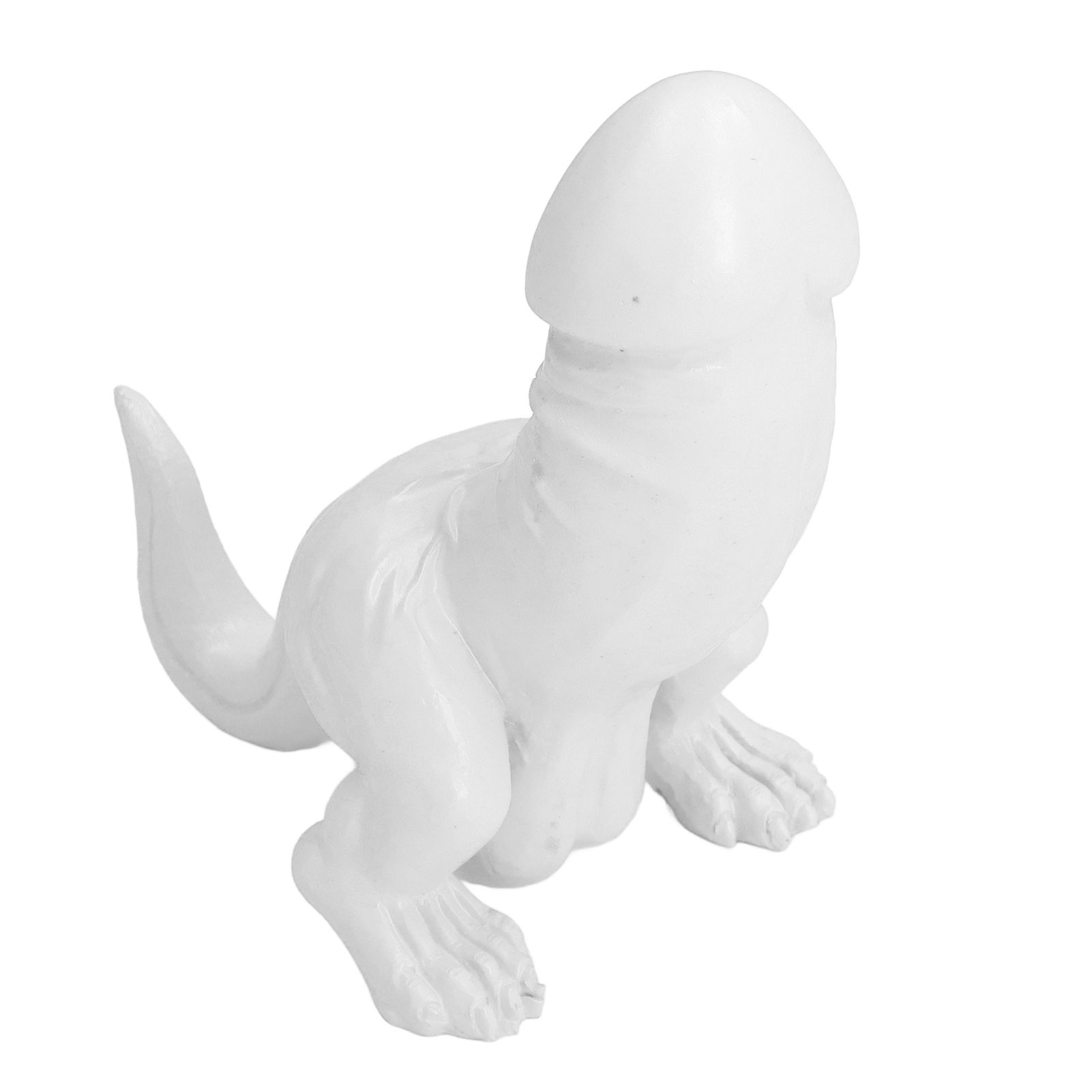 Dinosaur Ornament High Simulation Adult Spoof Resin Dinosaur Decoration for Home Decoration Bedroom Decoration White - Image 7