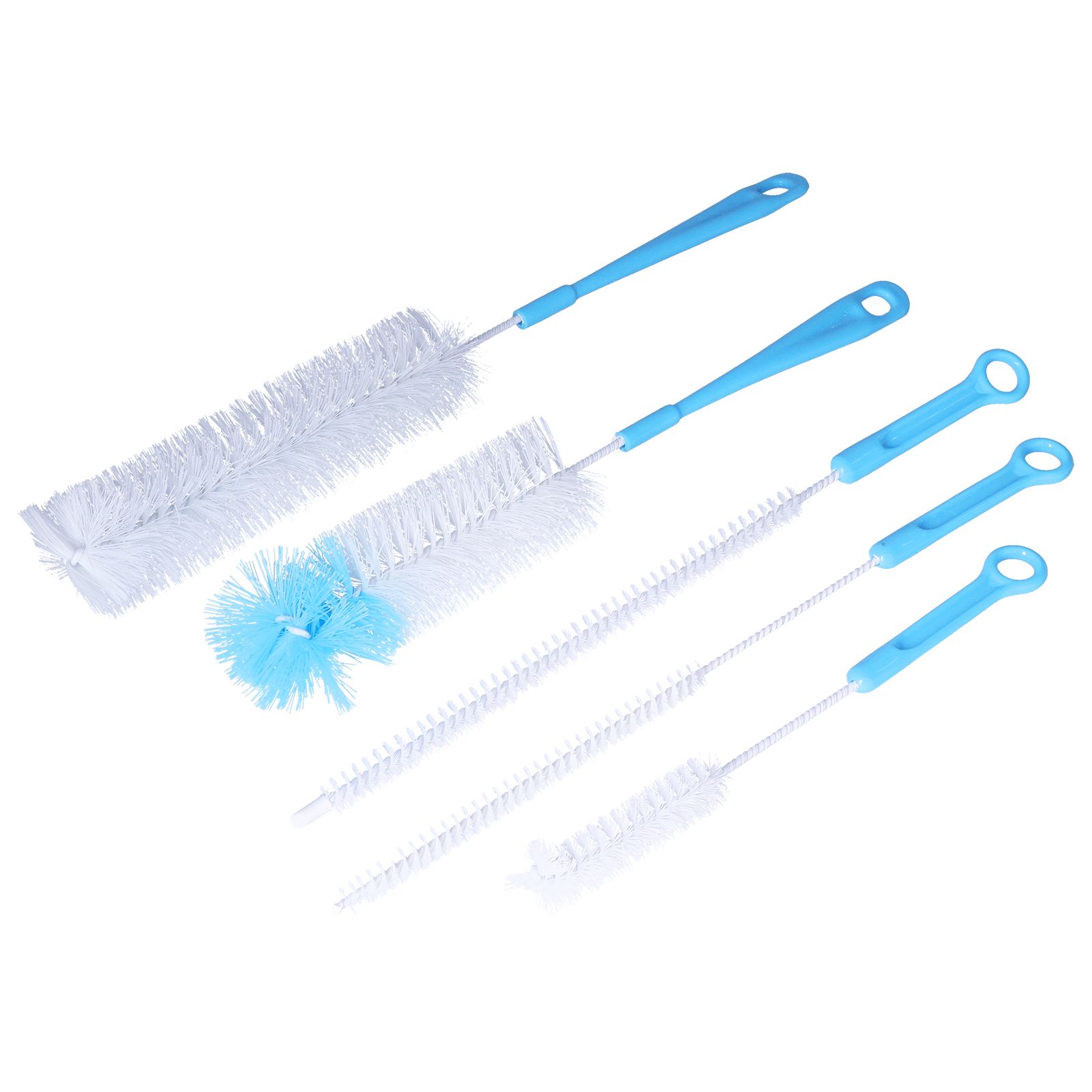 Water Bottle Brush 5pcs Long Handle Cleaning Brush for Narrow Neck Water Bottle Baby Bottle Coffee GrinderBlue - Image 4
