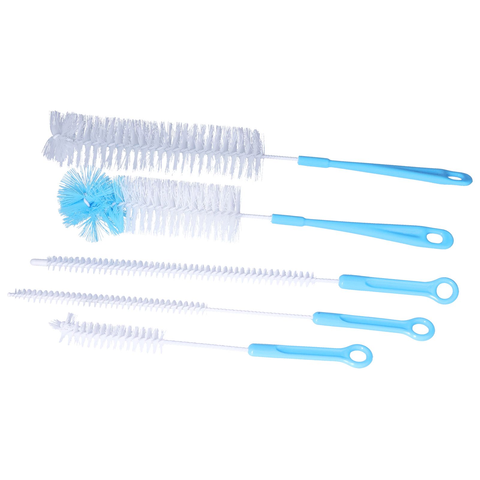 Water Bottle Brush 5pcs Long Handle Cleaning Brush for Narrow Neck Water Bottle Baby Bottle Coffee GrinderBlue - Image 6