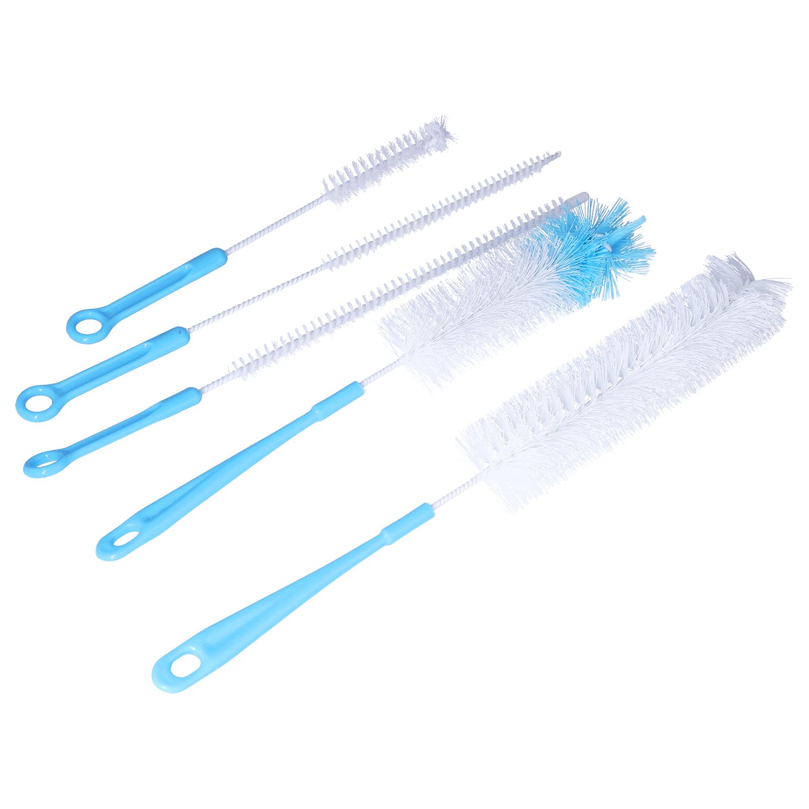 Water Bottle Brush 5pcs Long Handle Cleaning Brush for Narrow Neck Water Bottle Baby Bottle Coffee GrinderBlue - Image 8