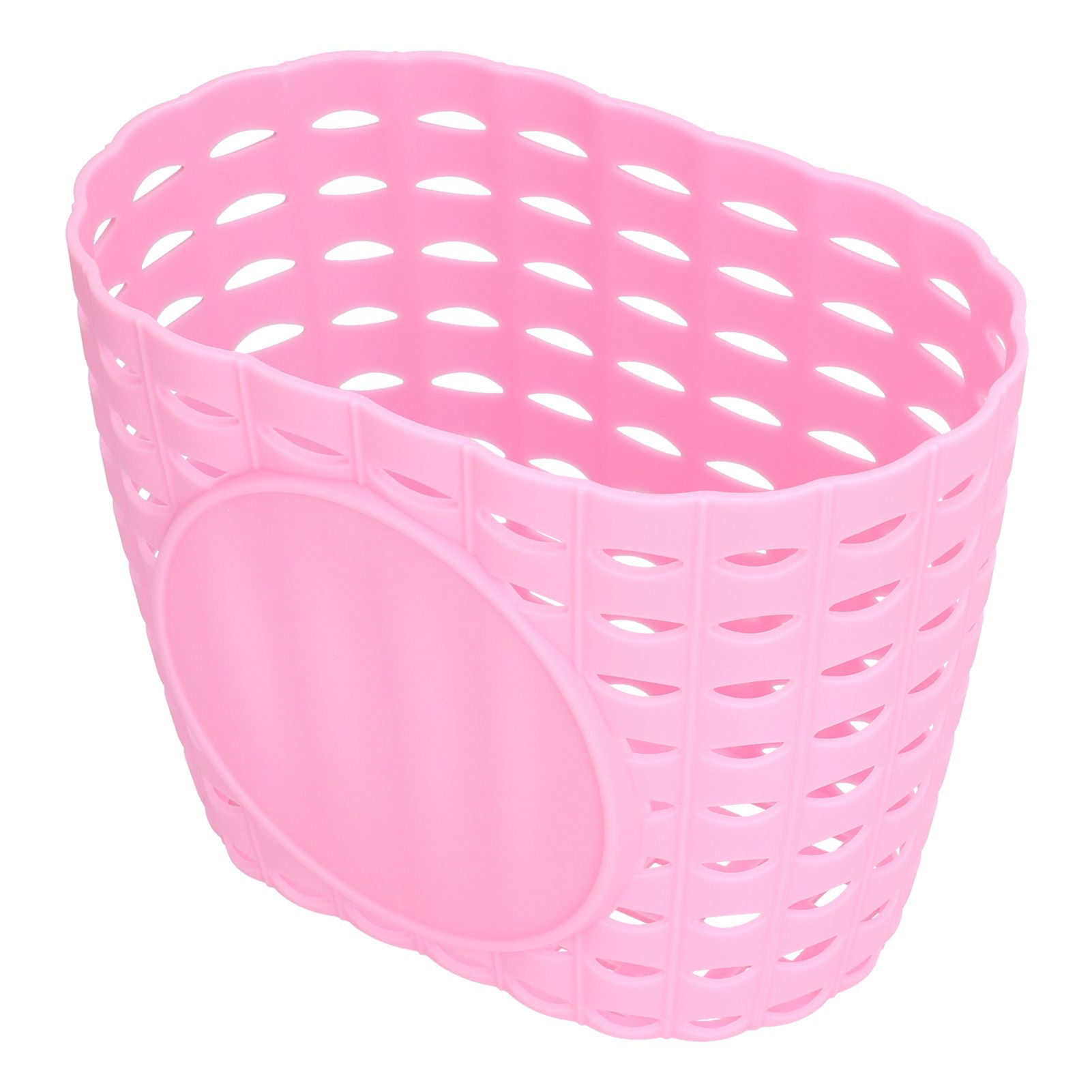 Children Bike Basket Thickened Plastic Wear Resistant and Durable Children's Bicycle Stroller Shopping Hanging BasketPink - Image 6