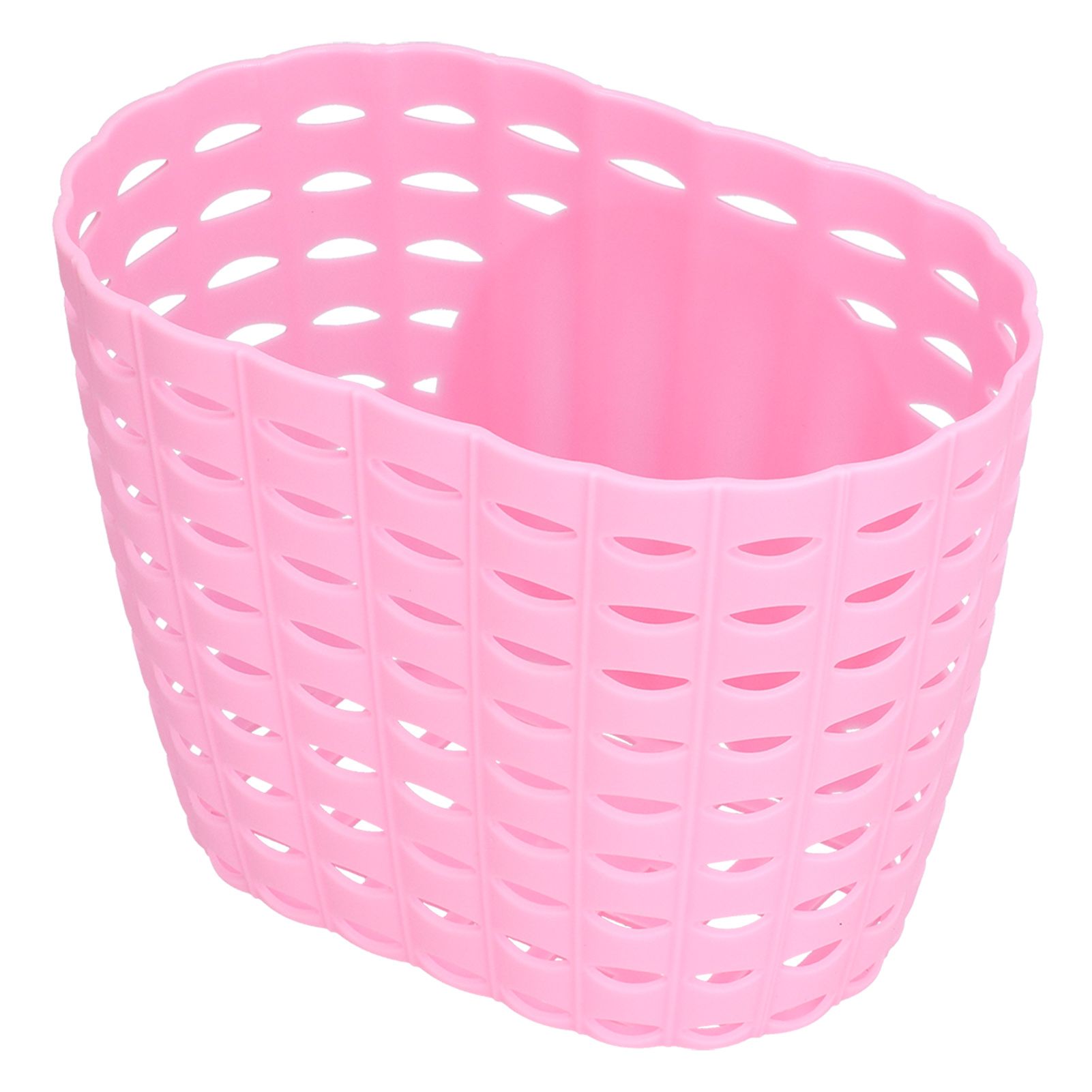 Children Bike Basket Thickened Plastic Wear Resistant and Durable Children's Bicycle Stroller Shopping Hanging BasketPink - Image 7