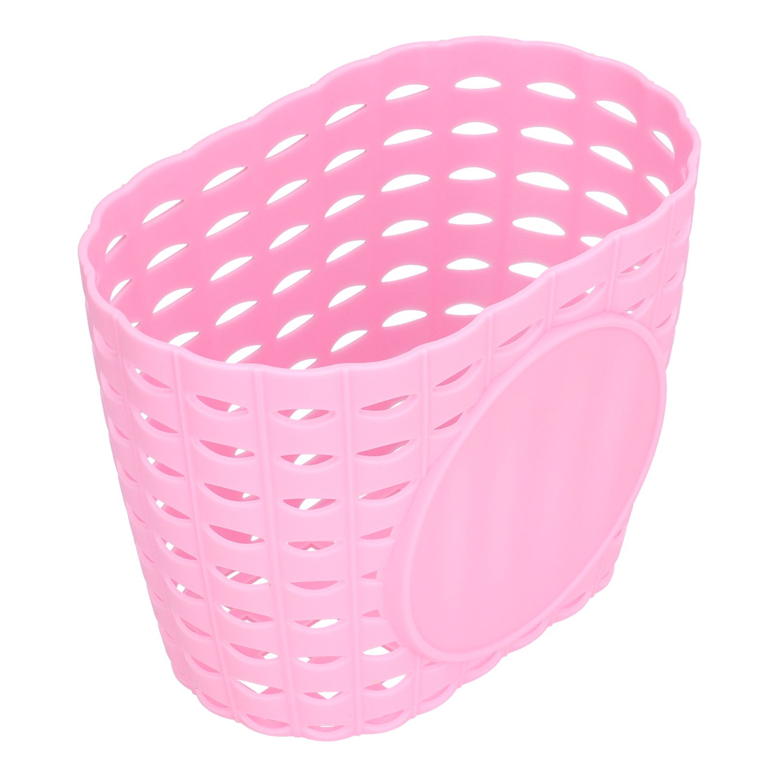 Children Bike Basket Thickened Plastic Wear Resistant and Durable Children's Bicycle Stroller Shopping Hanging BasketPink - Image 8