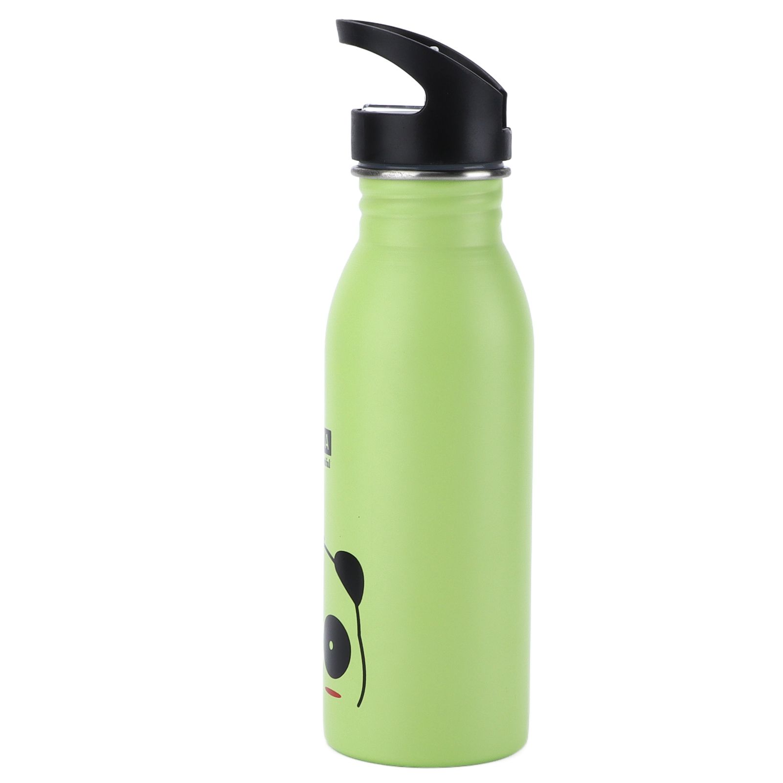 Stainless Steel Sport Water Bottle 500ml Cute Vacuum Insulated Water Bottle with Sucking Mouth for Outdoor SportsGreen Panda - Image 4