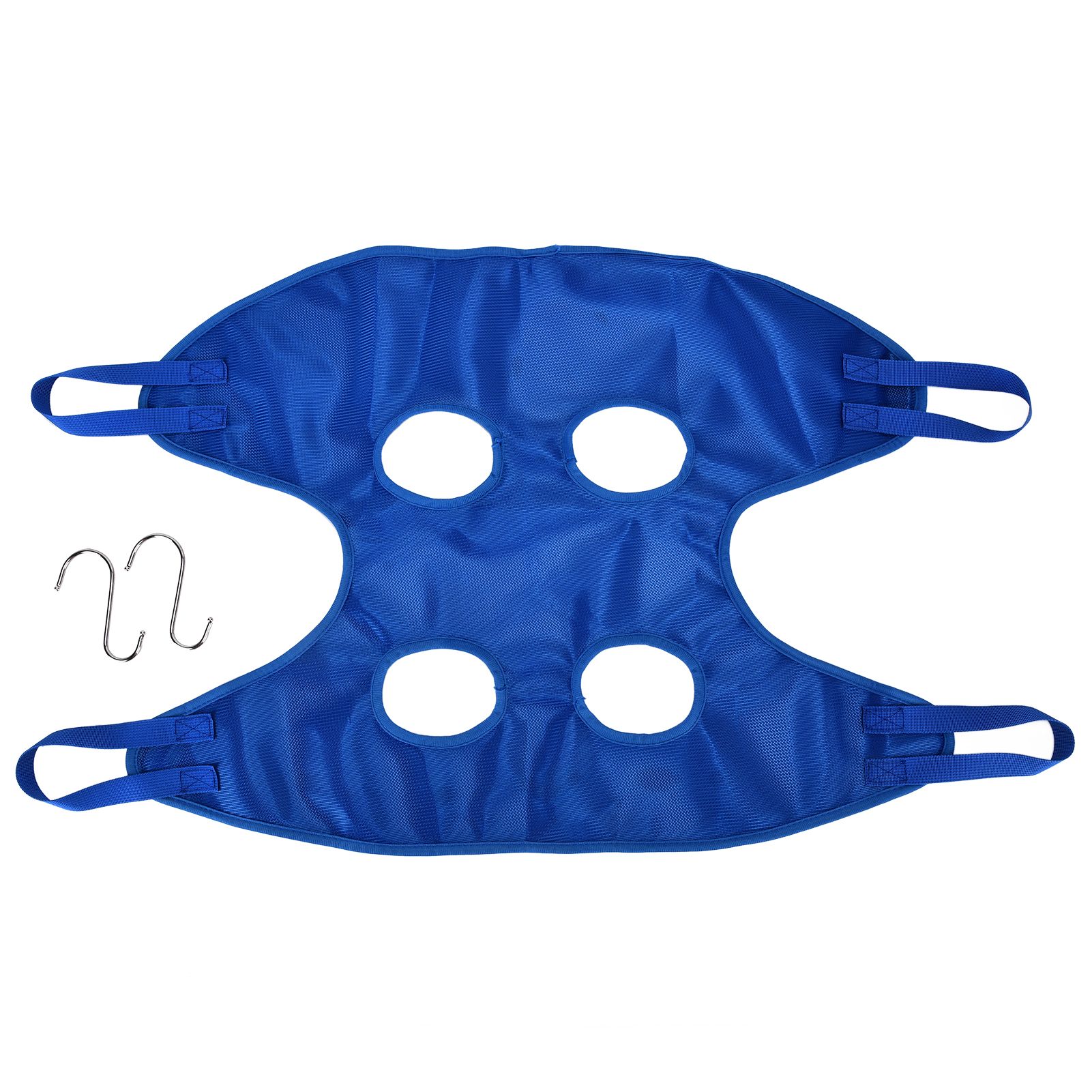 Dog Grooming Sling Multifunctional Pet Grooming Hammock Helper for Bathing Washing Grooming and Trimming NailBlue S - Image 1