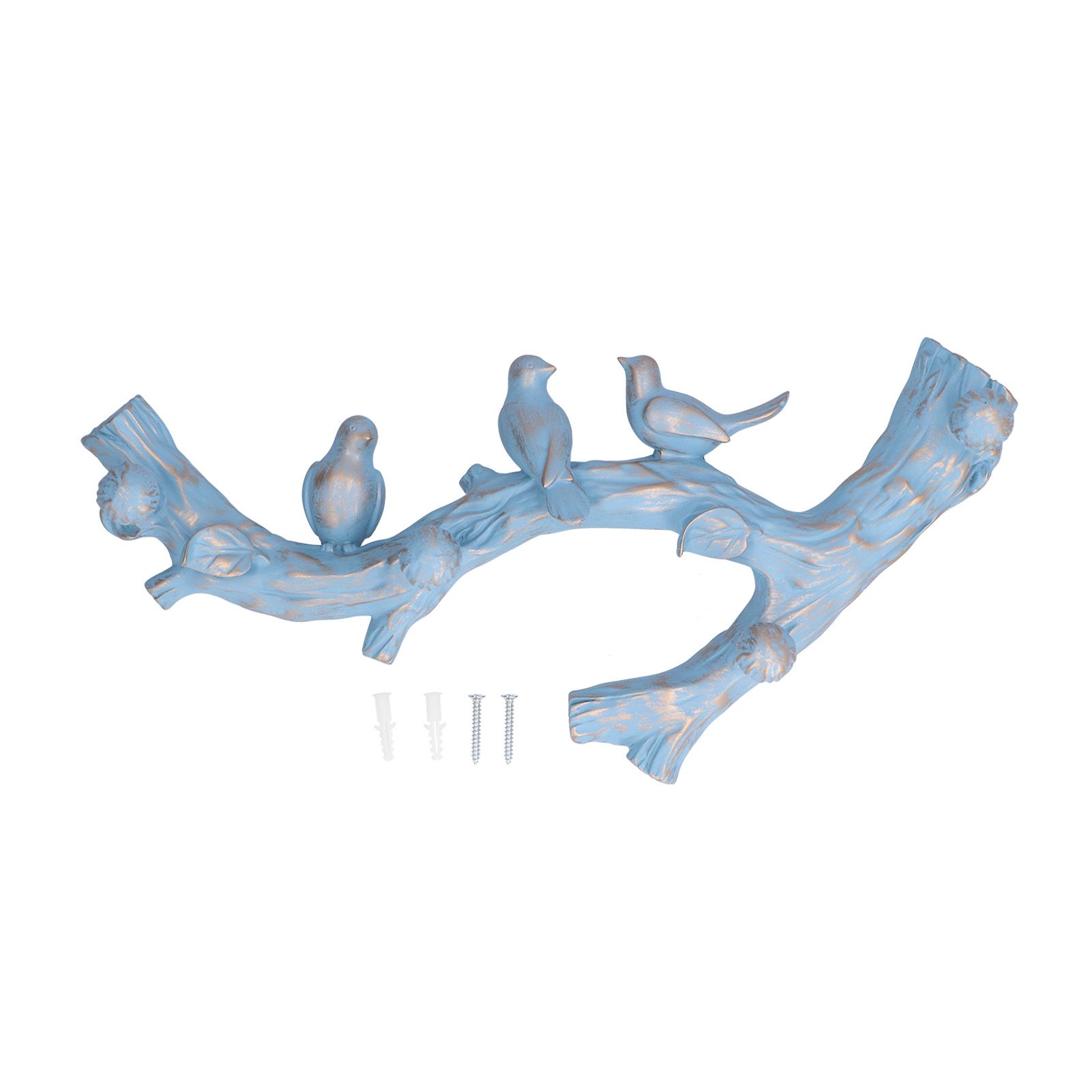 Wall Decoration Hooks Punch Free Innovative Art Waterproof Resin Bird Decoration Hook for Bedroom Living Room38cm - Image 1