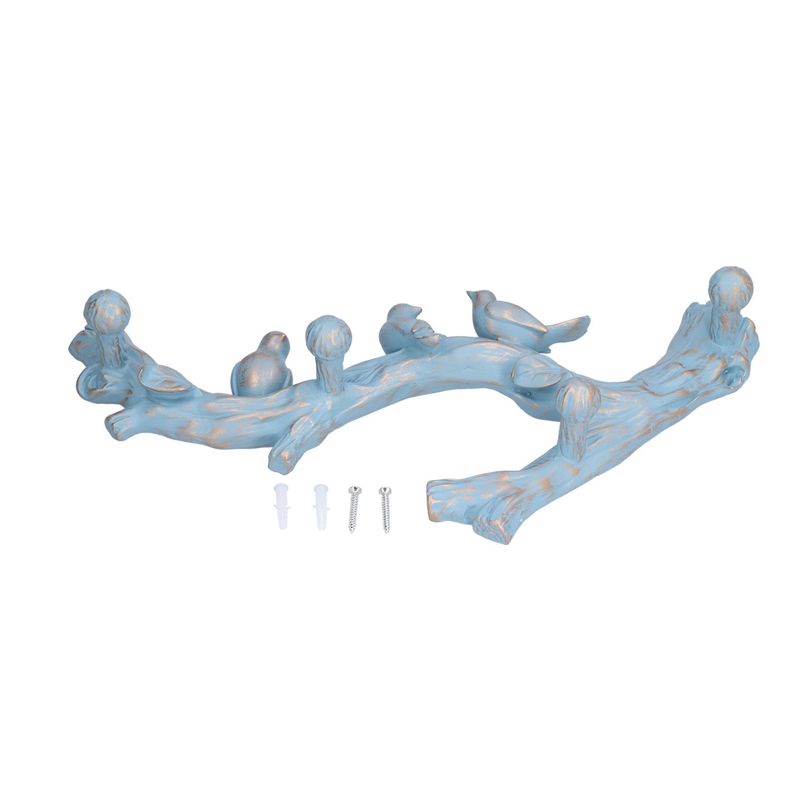 Wall Decoration Hooks Punch Free Innovative Art Waterproof Resin Bird Decoration Hook for Bedroom Living Room38cm - Image 2