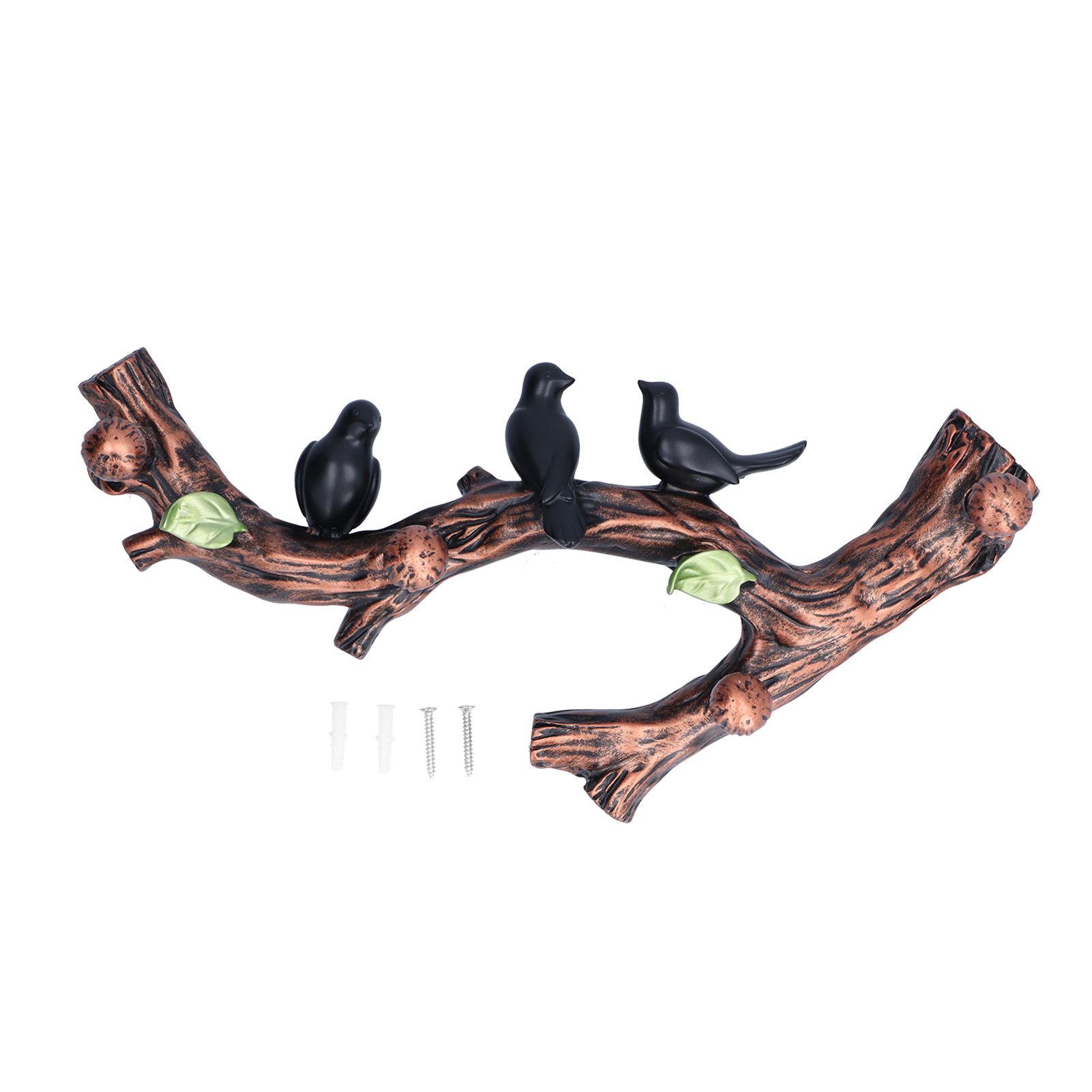 Wall Decoration Hooks Punch Free Innovative Art Waterproof Resin Bird Decoration Hook for Bedroom Living Room Kitchen38cm - Image 1