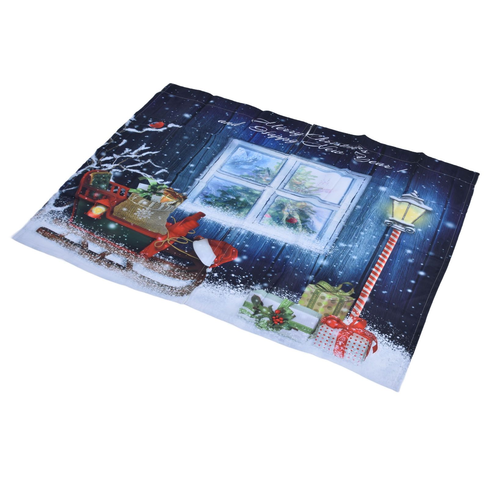Christmas Style Curtain Personalized 3D Digital Printing Blackout Curtains Waterproof Cloth Shower Curtains170x200cm - Image 2