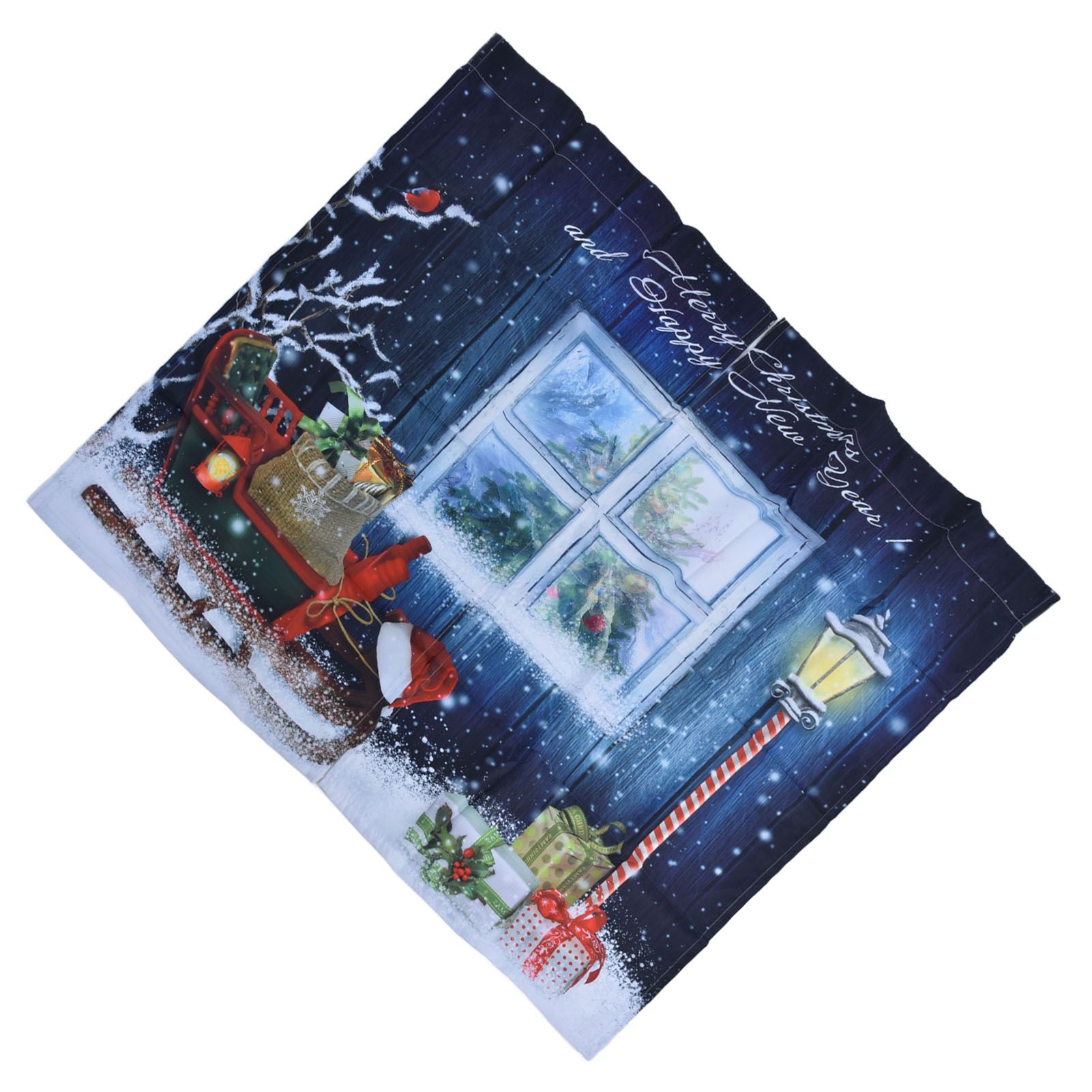 Christmas Style Curtain Personalized 3D Digital Printing Blackout Curtains Waterproof Cloth Shower Curtains170x200cm - Image 8