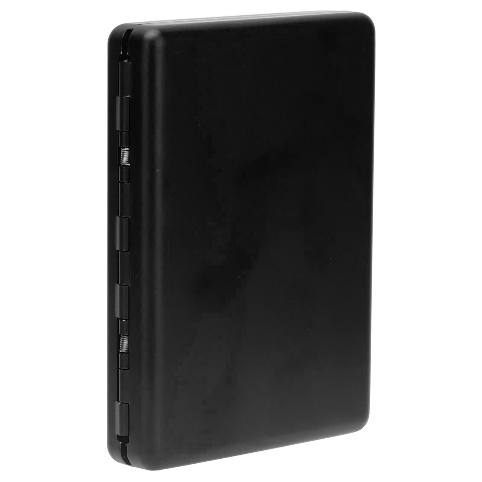 Cigarette Case Aluminium Alloy High Durability Fashion Glossy Exquisite Texture Cigarette Holder for Travel OutdoorBlack - Image 6