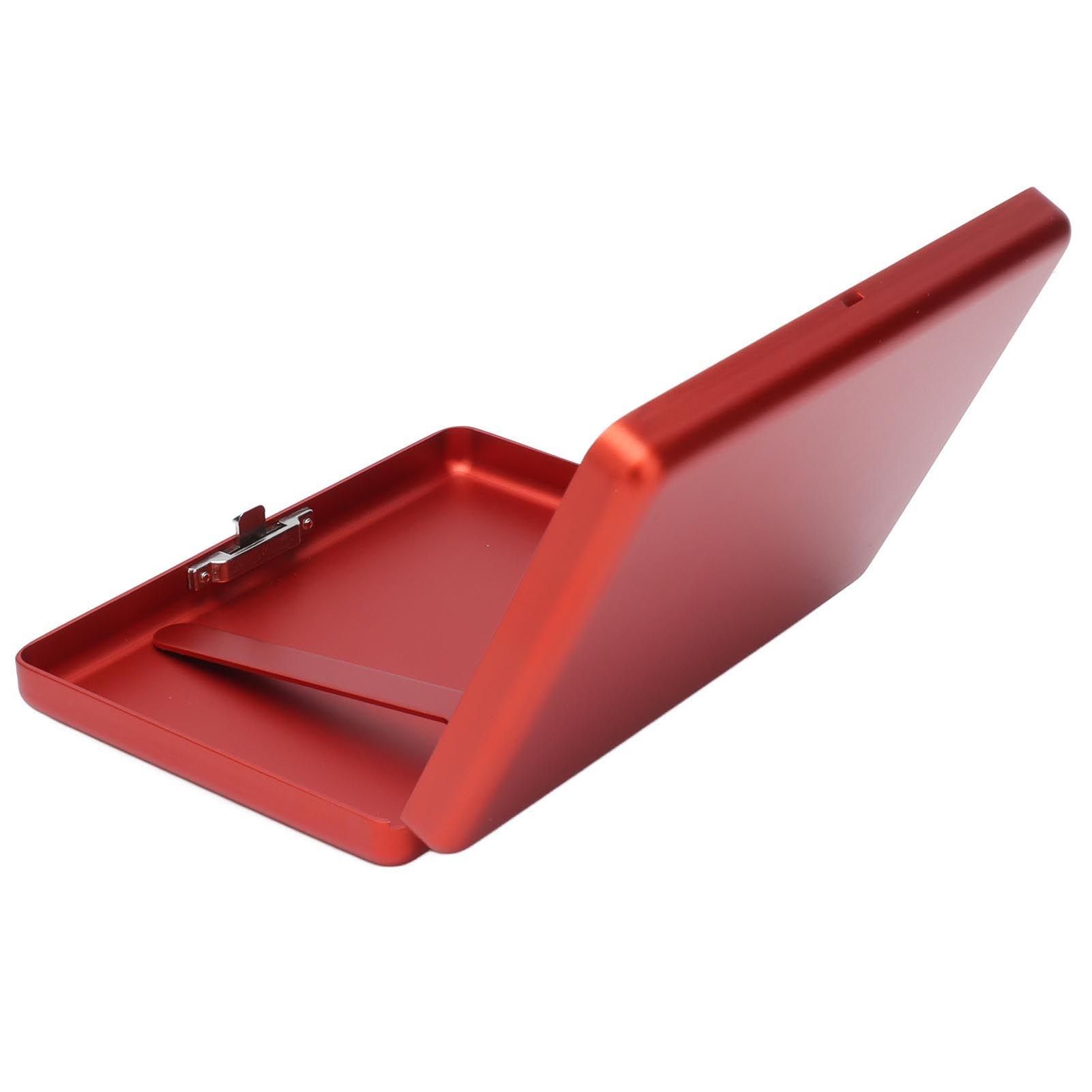 Cigarette Case Aluminium Alloy High Durability Fashion Glossy Exquisite Texture Cigarette Holder for Travel OutdoorRed - Image 8