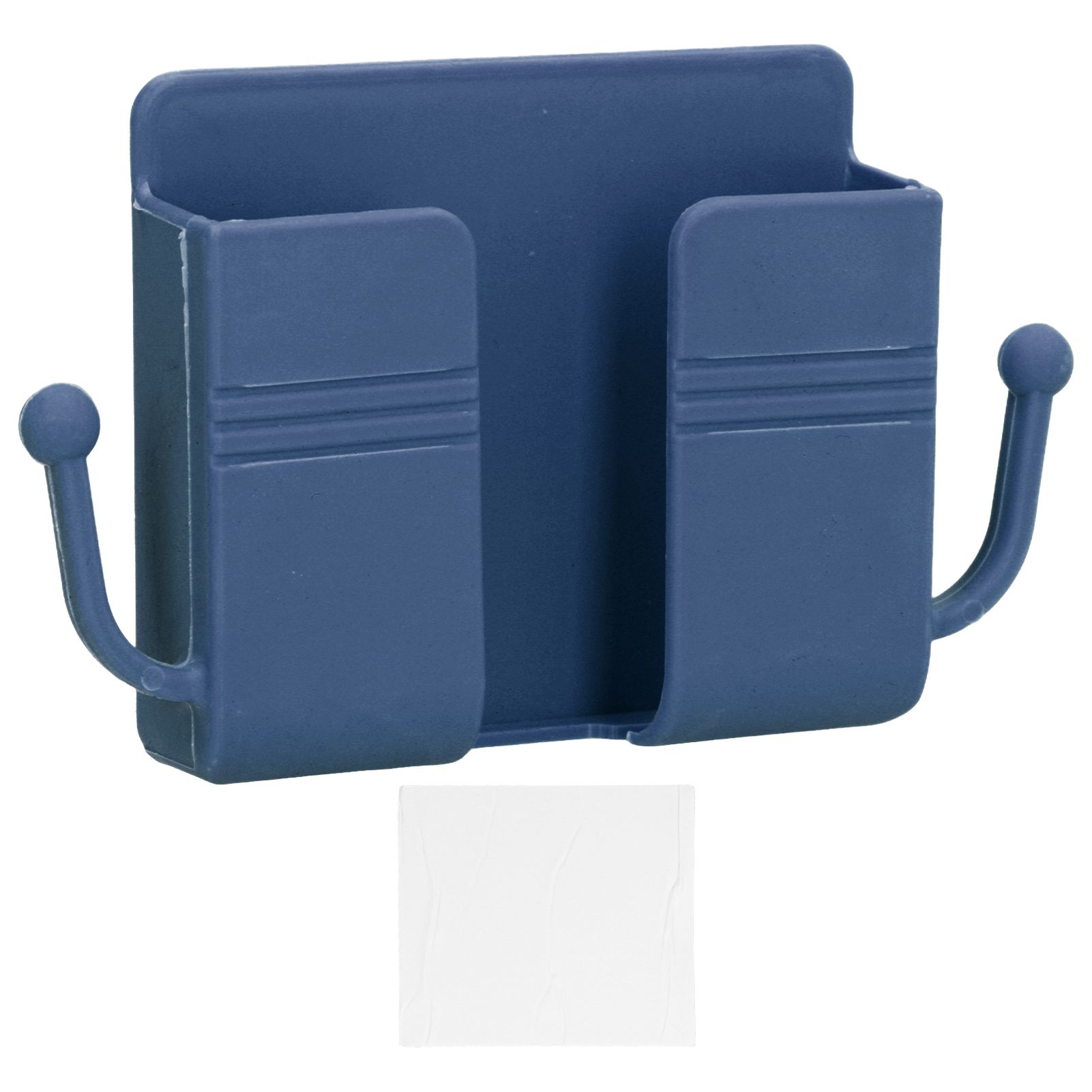 Wall Mounted Storage Box Multifunctional Phone Charging Wall Mount Holder for Bed Bathroom Kitchen OfficeBlue - Image 1