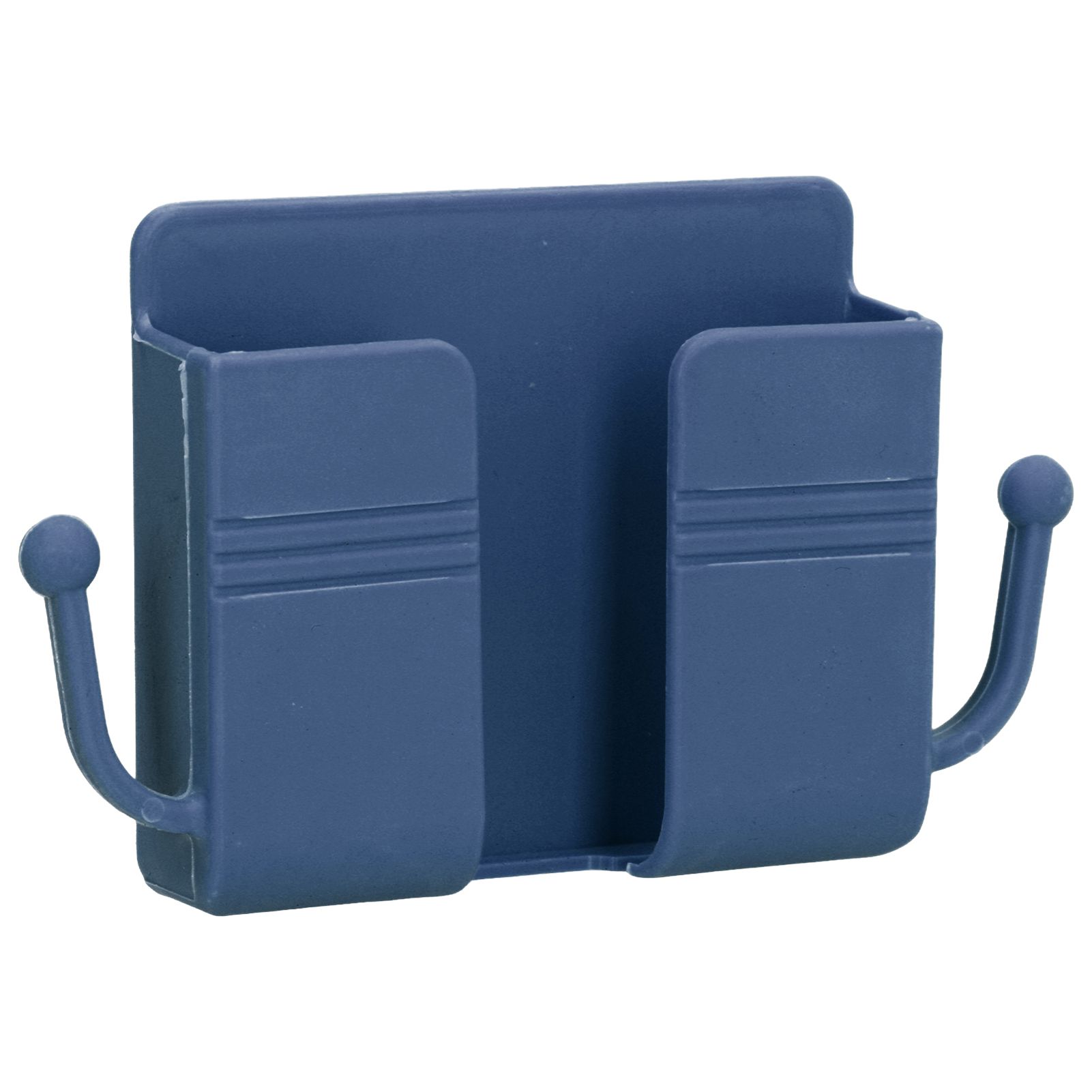 Wall Mounted Storage Box Multifunctional Phone Charging Wall Mount Holder for Bed Bathroom Kitchen OfficeBlue - Image 2