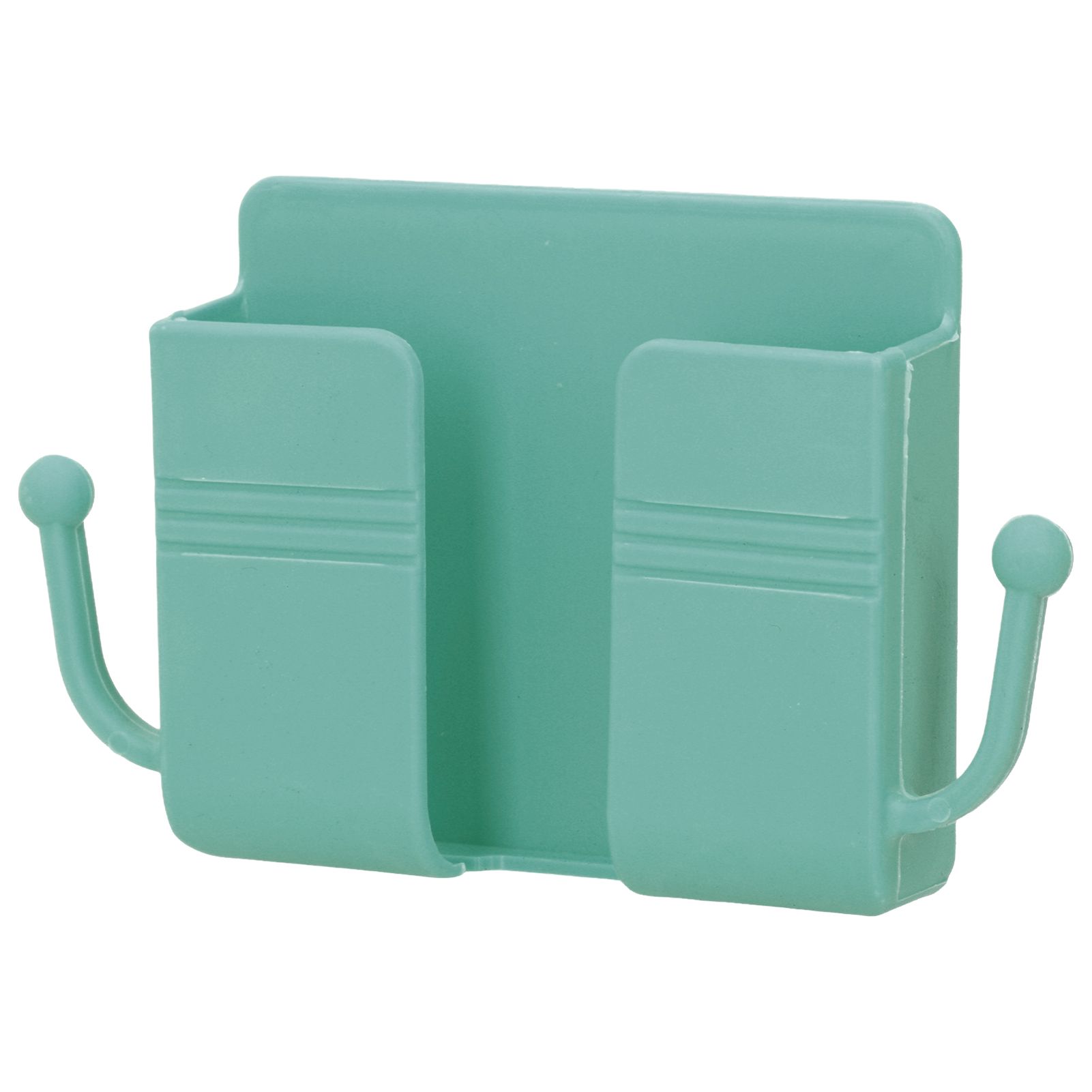 Wall Mounted Storage Box Multifunctional Phone Charging Wall Mount Holder for Bed Bathroom Kitchen OfficeGreen - Image 3